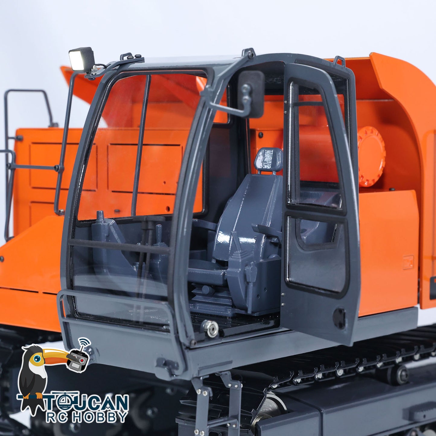 1/12 RC Hydraulic Tracked Truck EG110R FlySky I6S Radio Control Dumper Car Model