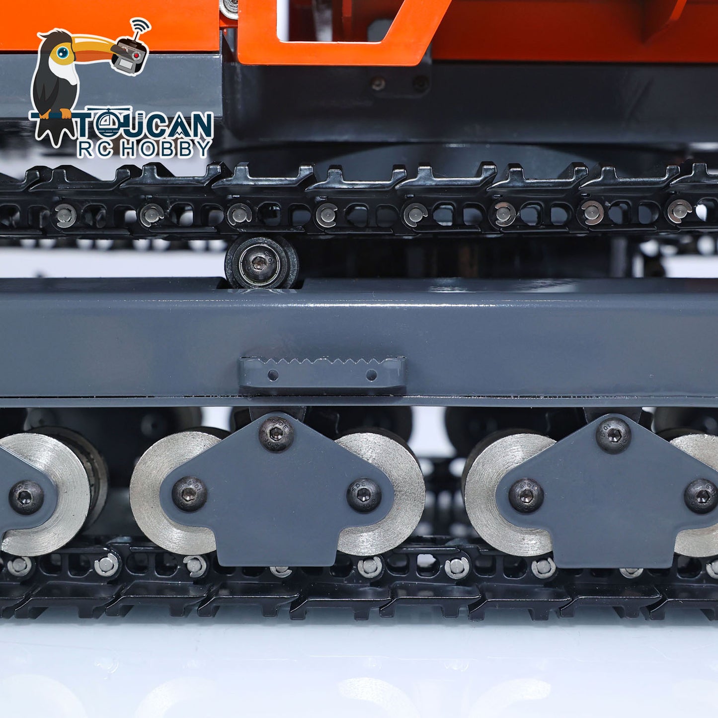 1/12 RC Hydraulic Tracked Truck EG110R FlySky I6S Radio Control Dumper Car Model