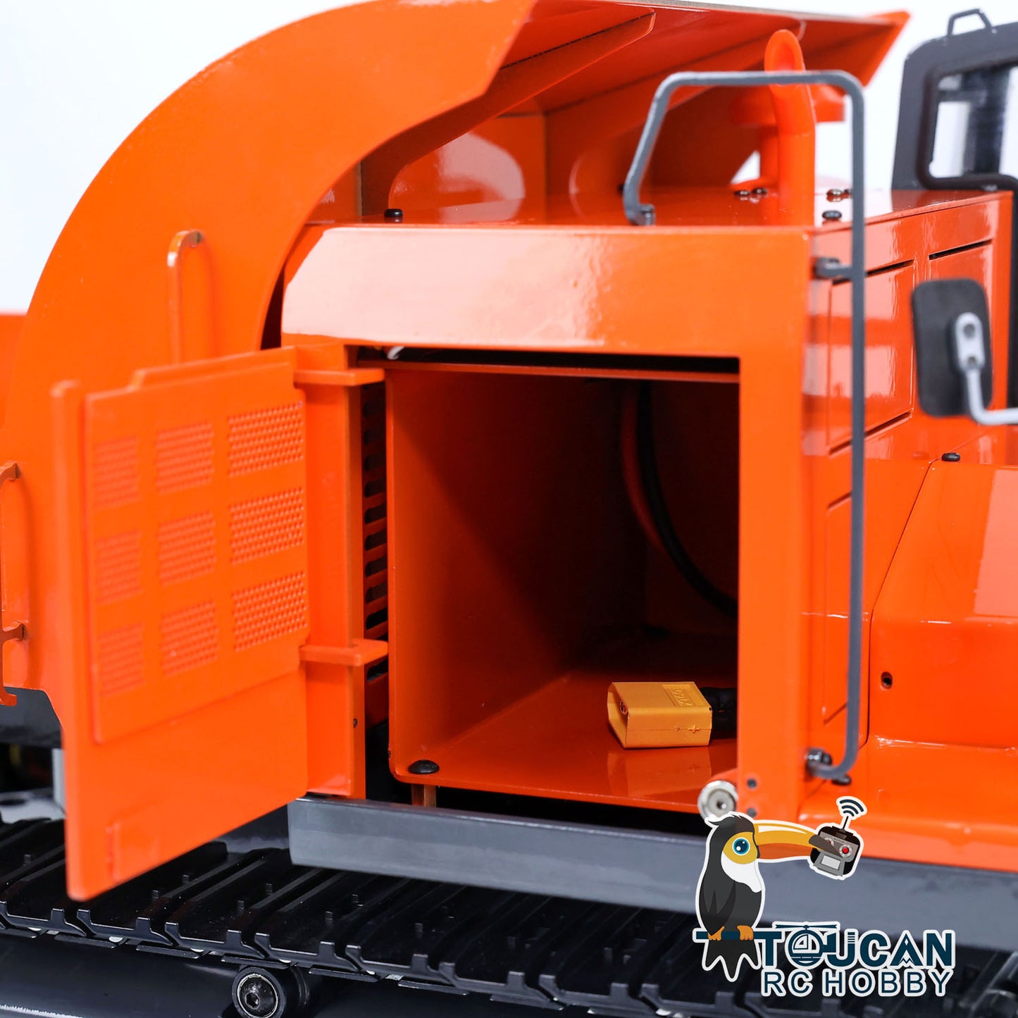 1/12 RC Hydraulic Tracked Truck EG110R FlySky I6S Radio Control Dumper Car Model