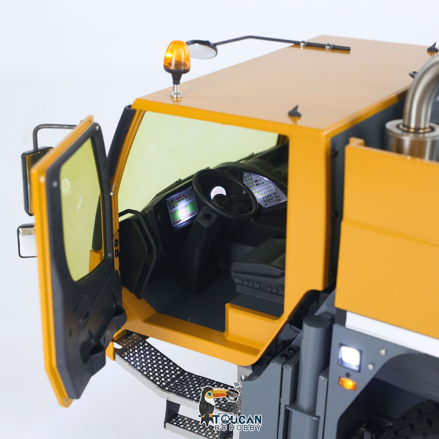 Eyewhale 1/14 All Terrain Remote Control Hydraulic Mobile Crane Truck D1050 Ready to Run FlySky PL18EV Sound Light System