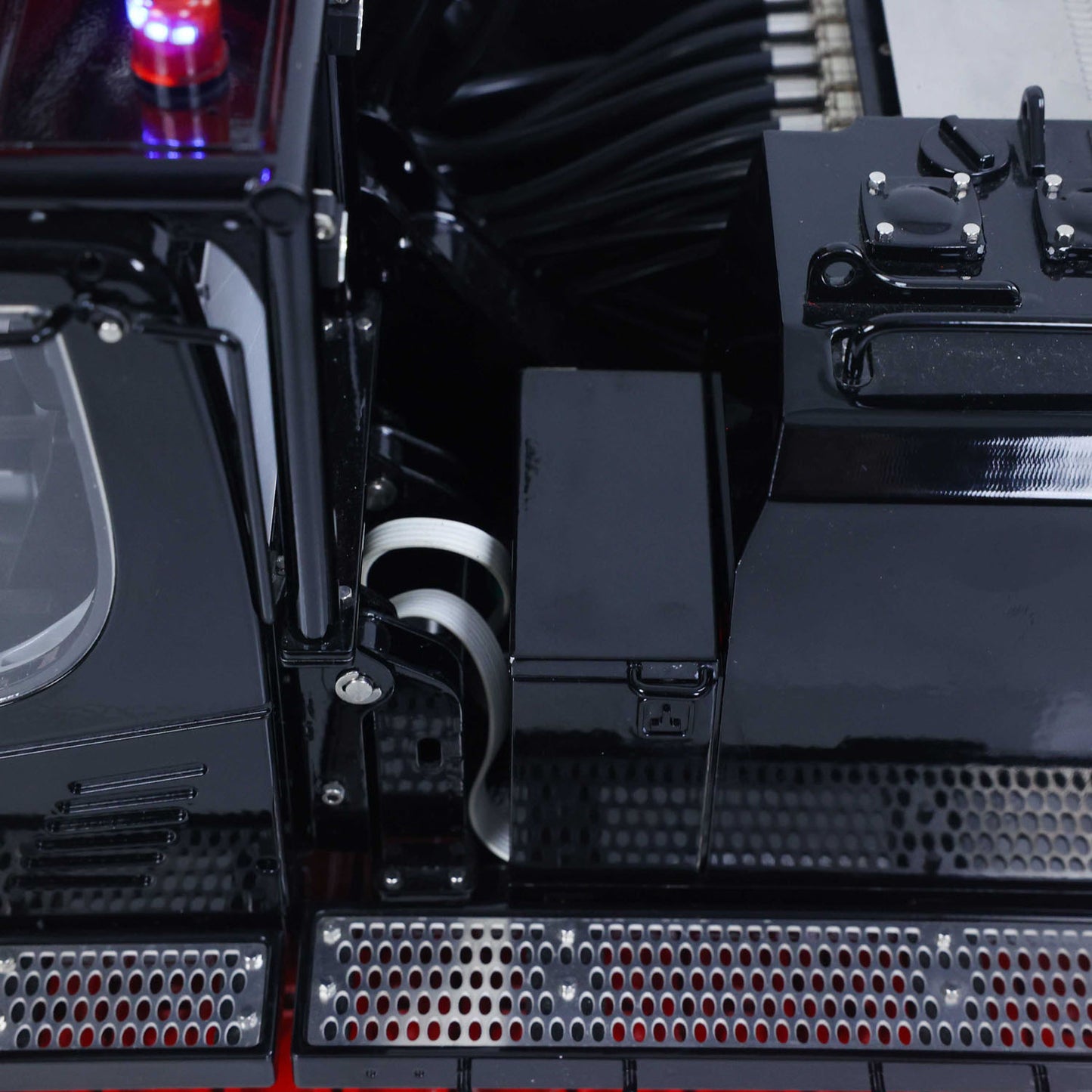 CUT 1/14 K970-300 Metal RC Hydraulic Excavators Model Remote Control Demolition Machine 5048 Brushless Motor CNC Alloy Chassis