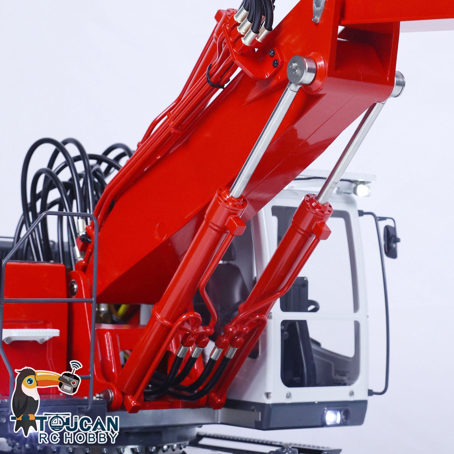 LESU 1/14 3 Arms RC Hydraulic Wheeled Excavator ET30H RTR Remote Control Digger Vehicle Hobby Model PL18EV Customized Version
