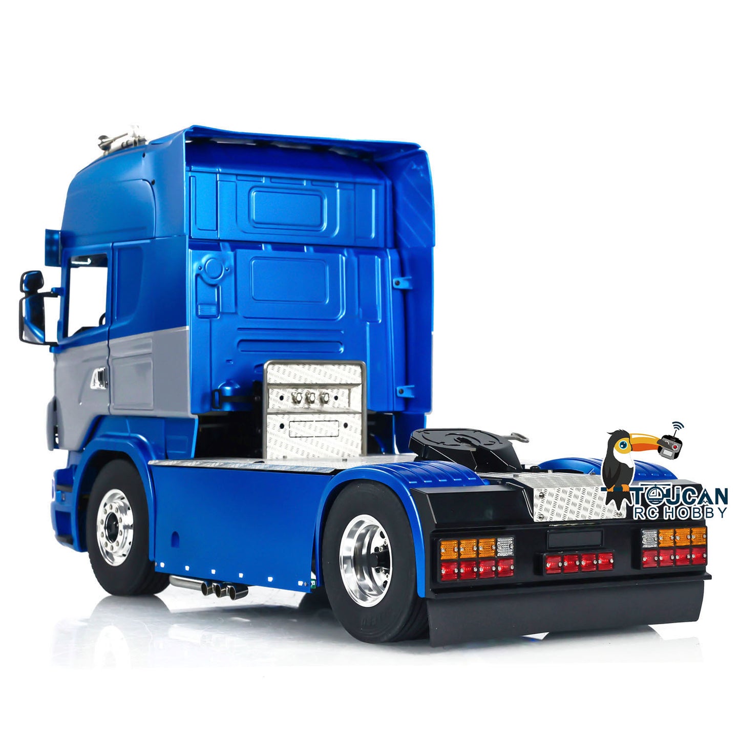 LESU RC Tractor Truck 1/14 RTR Radio Control 4X4 Vehicle Sound Light Smoke