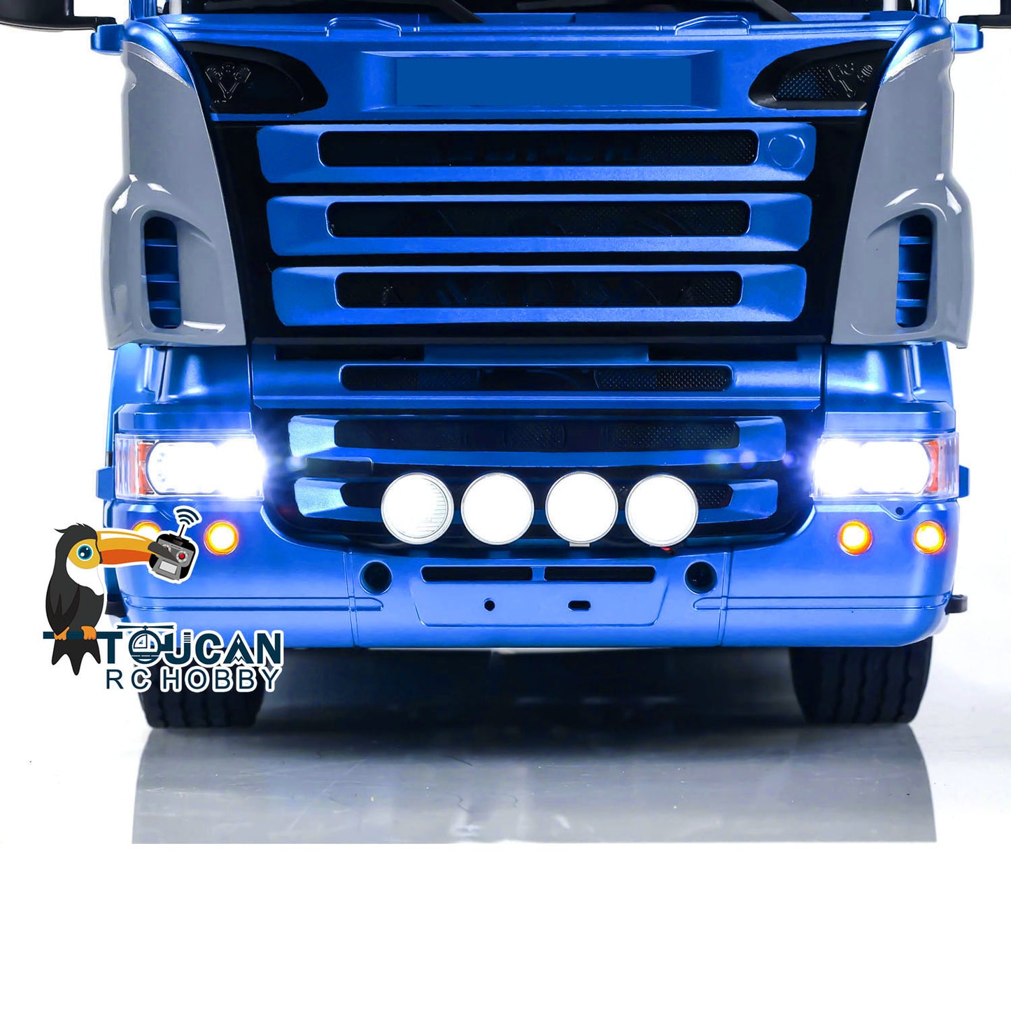 LESU RC Tractor Truck 1/14 RTR Radio Control 4X4 Vehicle Sound Light Smoke