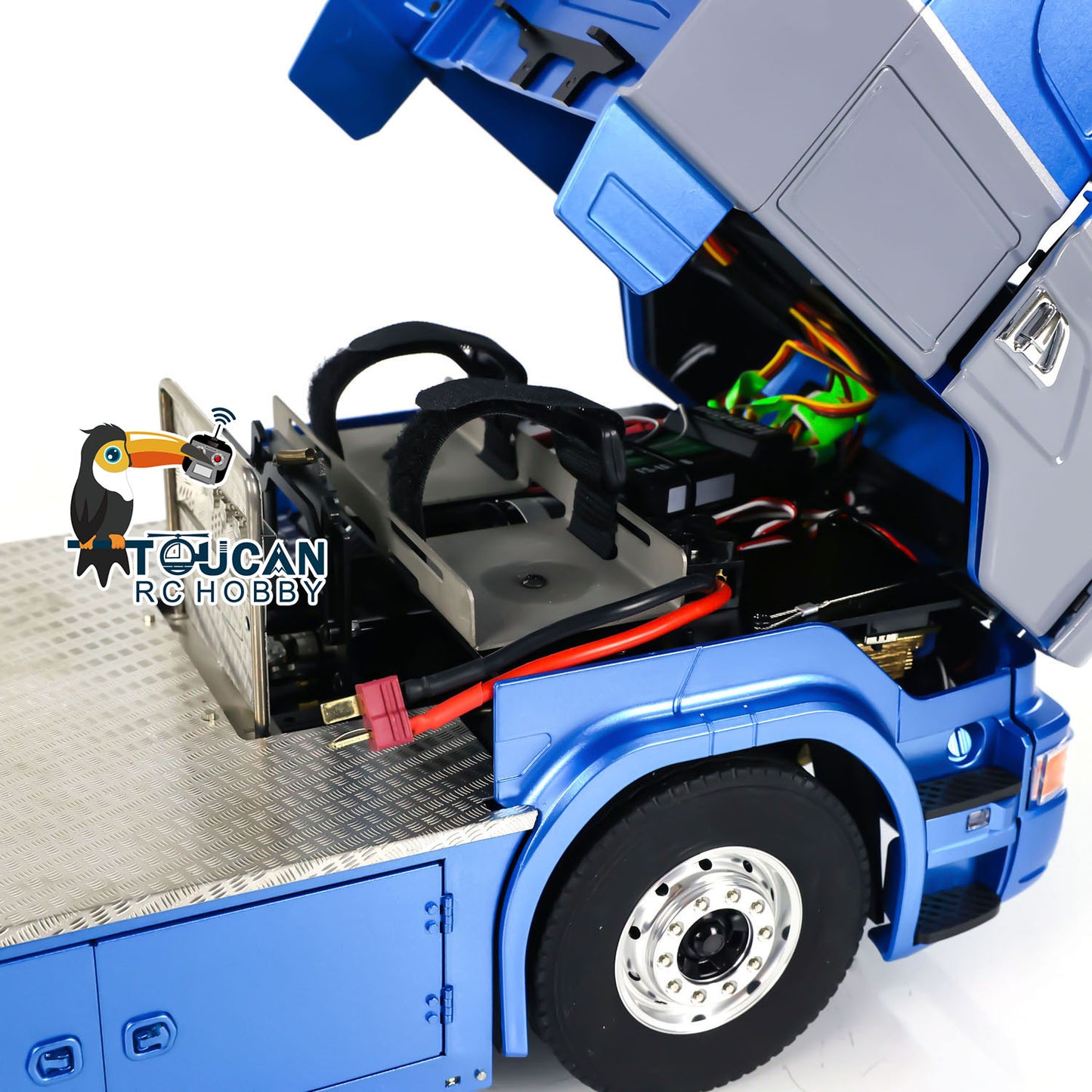 LESU RC Tractor Truck 1/14 RTR Radio Control 4X4 Vehicle Sound Light Smoke