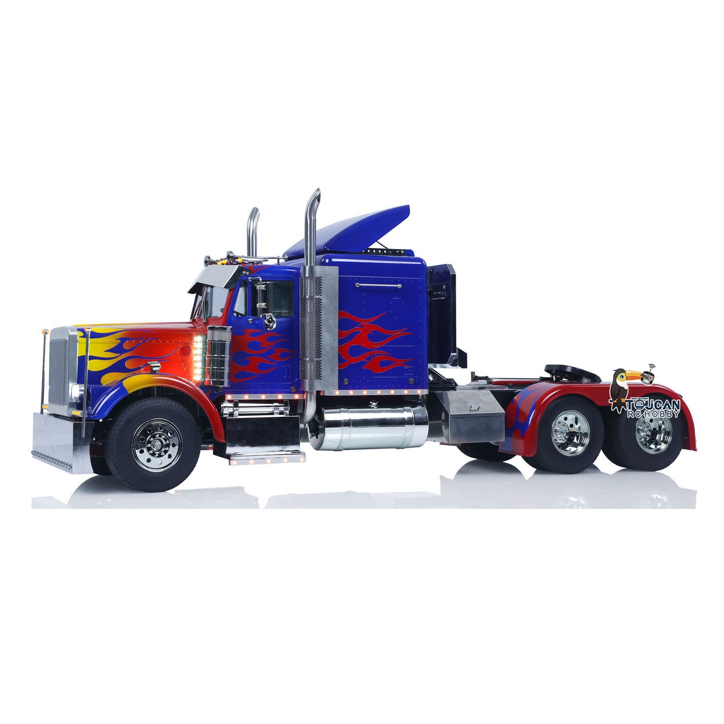 Customized DIY TAMIYA 6x4 1/14 RC Tractor Truck 56344 RTR ST8 Radio Control Lorry Car Sound Light Smoke Unit Chassis Suspension