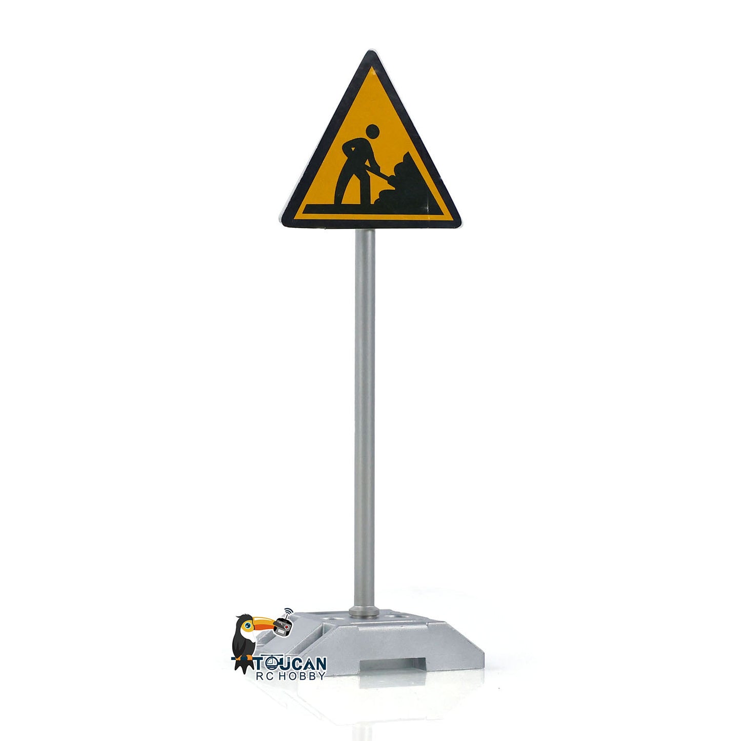 Metal Scene Simulation Traffic Signs Decorative Parts for 1/14 RC Tractor Truck Radio Controlled Dump Car DIY Model