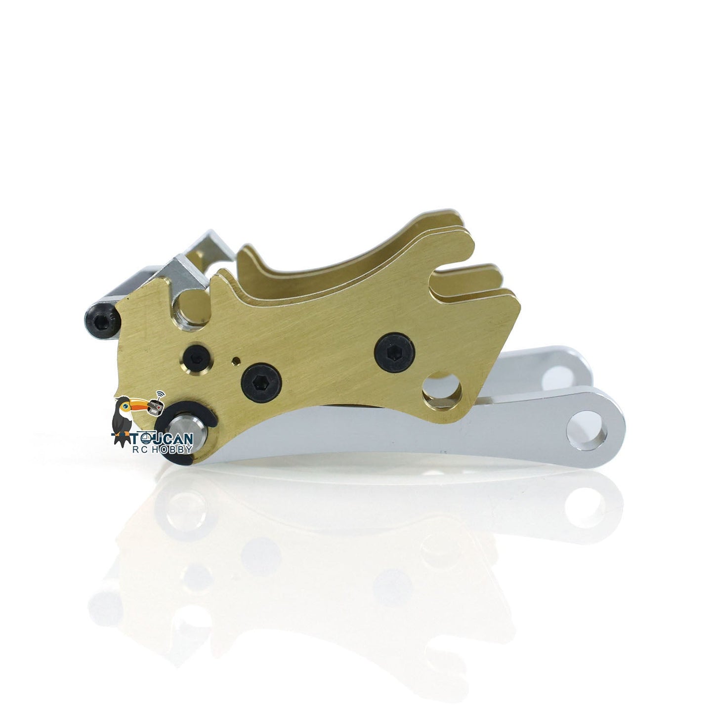 Metal Manual Quick Coupler Wheel Hub Rubber Tire Metal Fork for JDModel JDM-198 ZW370 RC Hydraulic Loader Model DIY