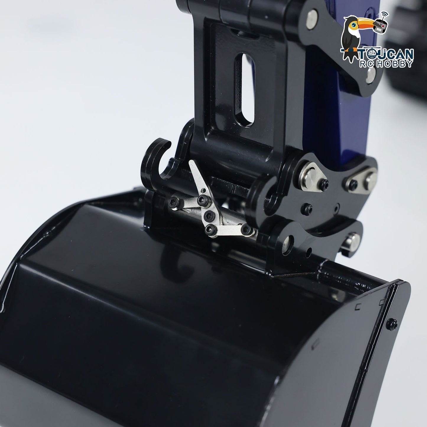 1/14 Metal R946 RC Hydraulic Excavator Remote Control Digger Grab Tiltable Clamshell Bucket Hobby Model DIY Car Painted Assembled