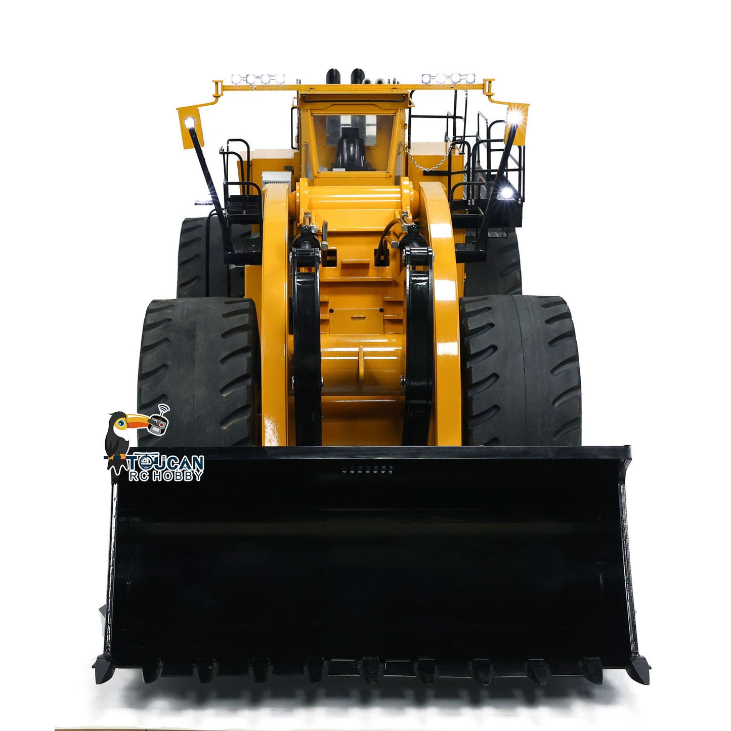 150KG! 1/14 RC Hydraulic Loader Heavy Duty L2350 Remote Control Construction Vehicles with Sound Light Smoke