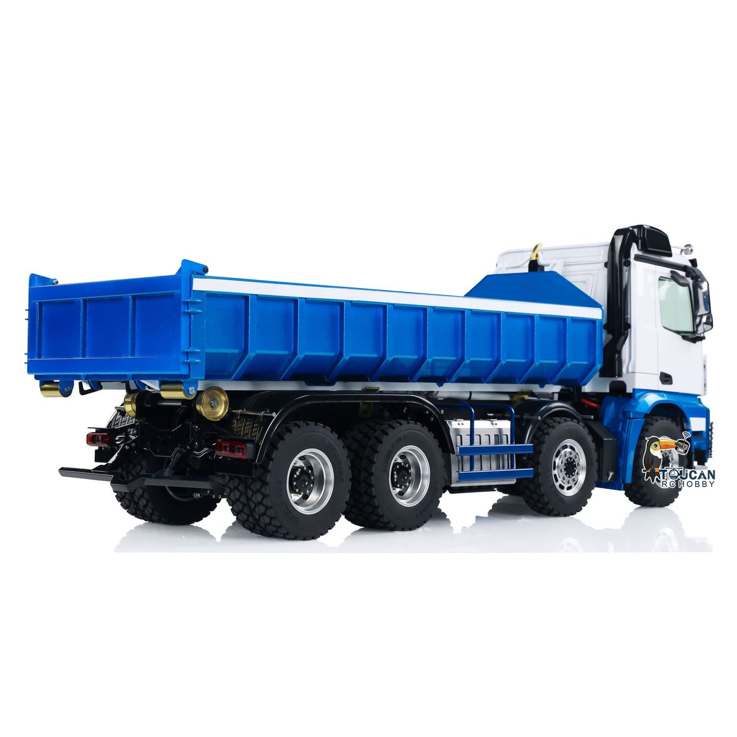 IN STOCK LESU 1/14 8x8 3348 Hydraulic RC Dump Truck RTR Remote Control Roll Off Dumper