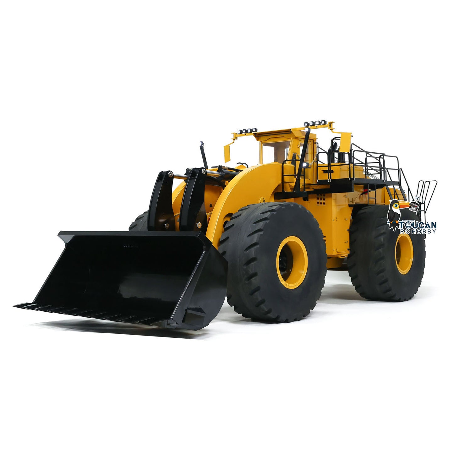 150KG! 1/14 RC Hydraulic Loader Heavy Duty L2350 Remote Control Construction Vehicles with Sound Light Smoke