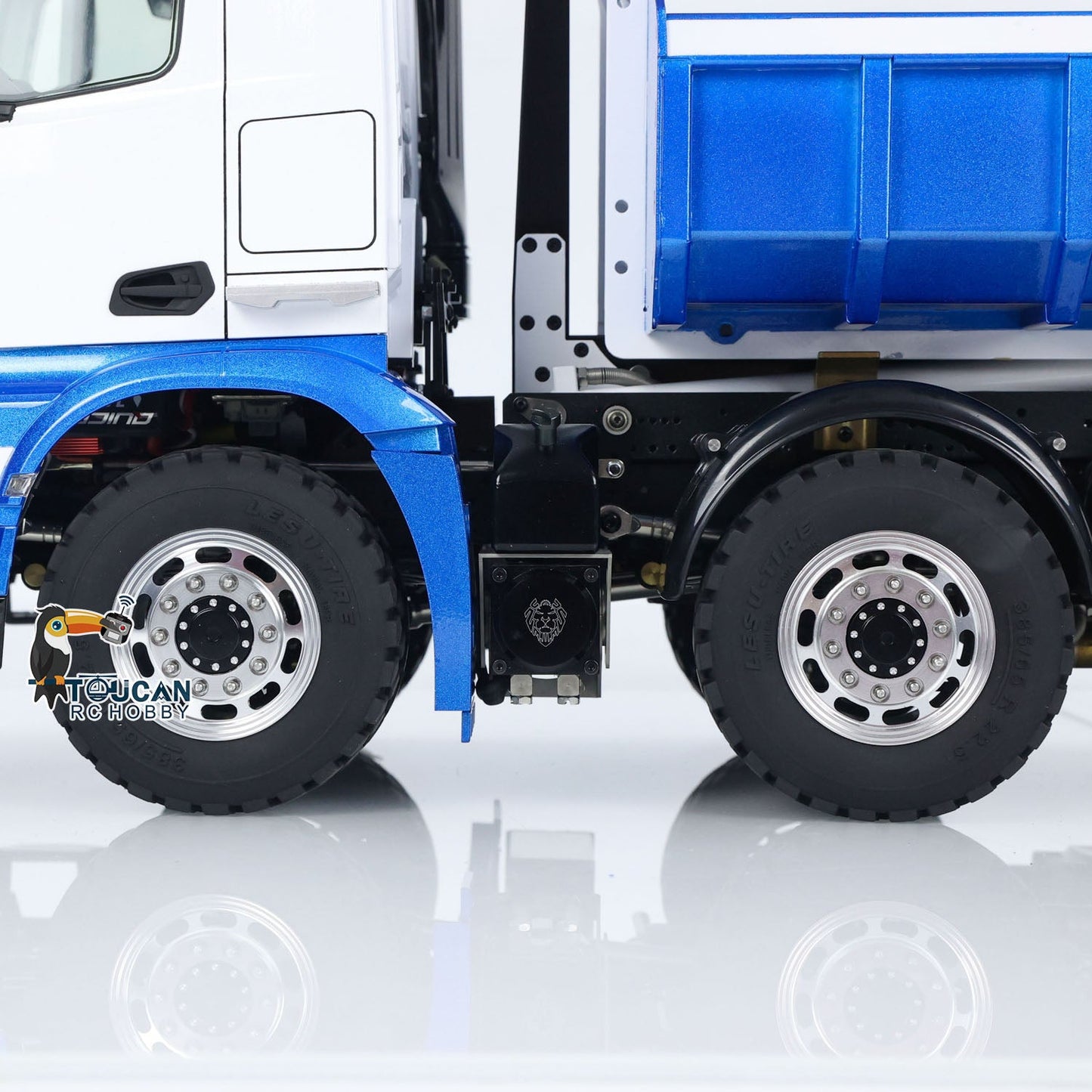 IN STOCK LESU 1/14 8x8 3348 Hydraulic RC Dump Truck RTR Remote Control Roll Off Dumper