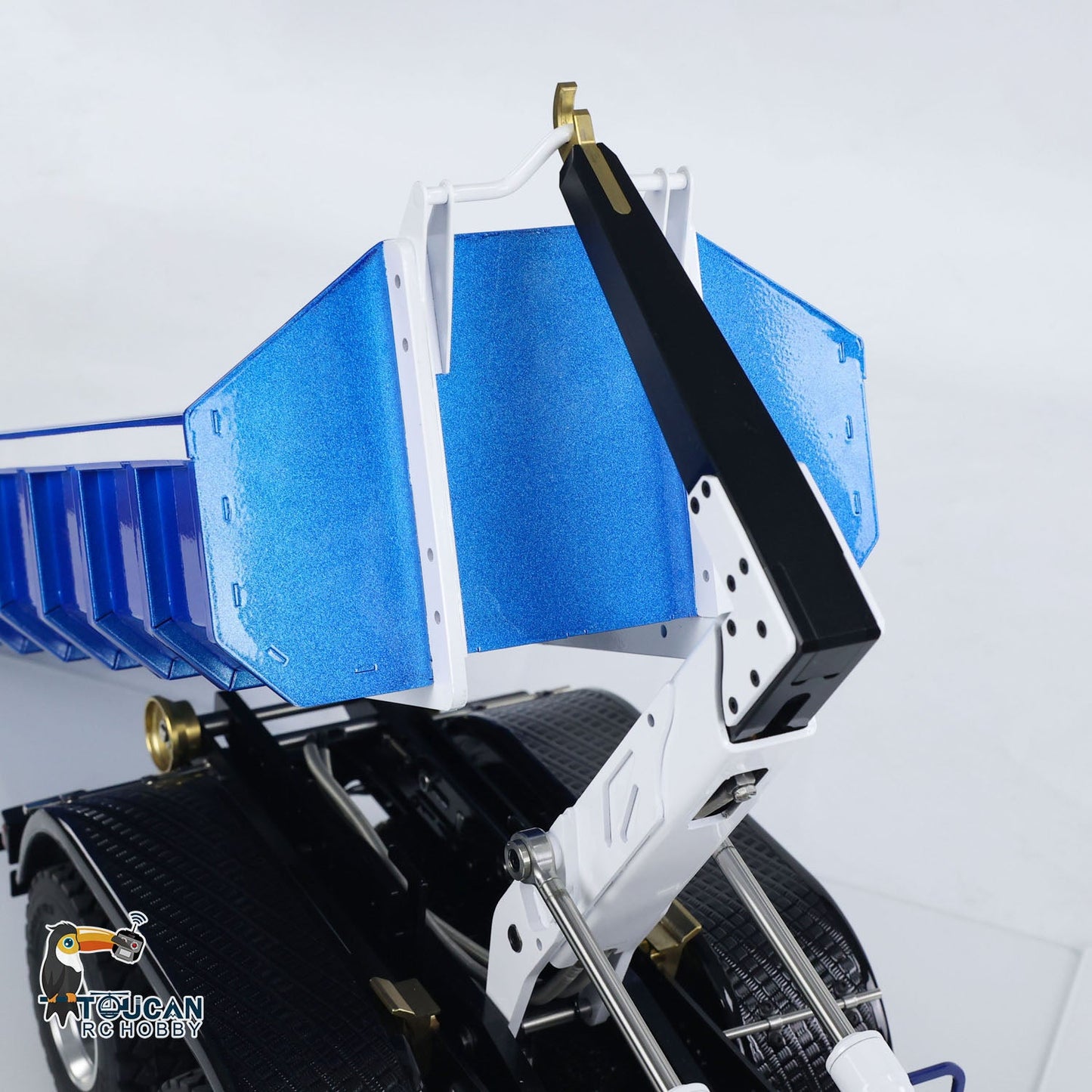IN STOCK LESU 1/14 8x8 3348 Hydraulic RC Dump Truck RTR Remote Control Roll Off Dumper