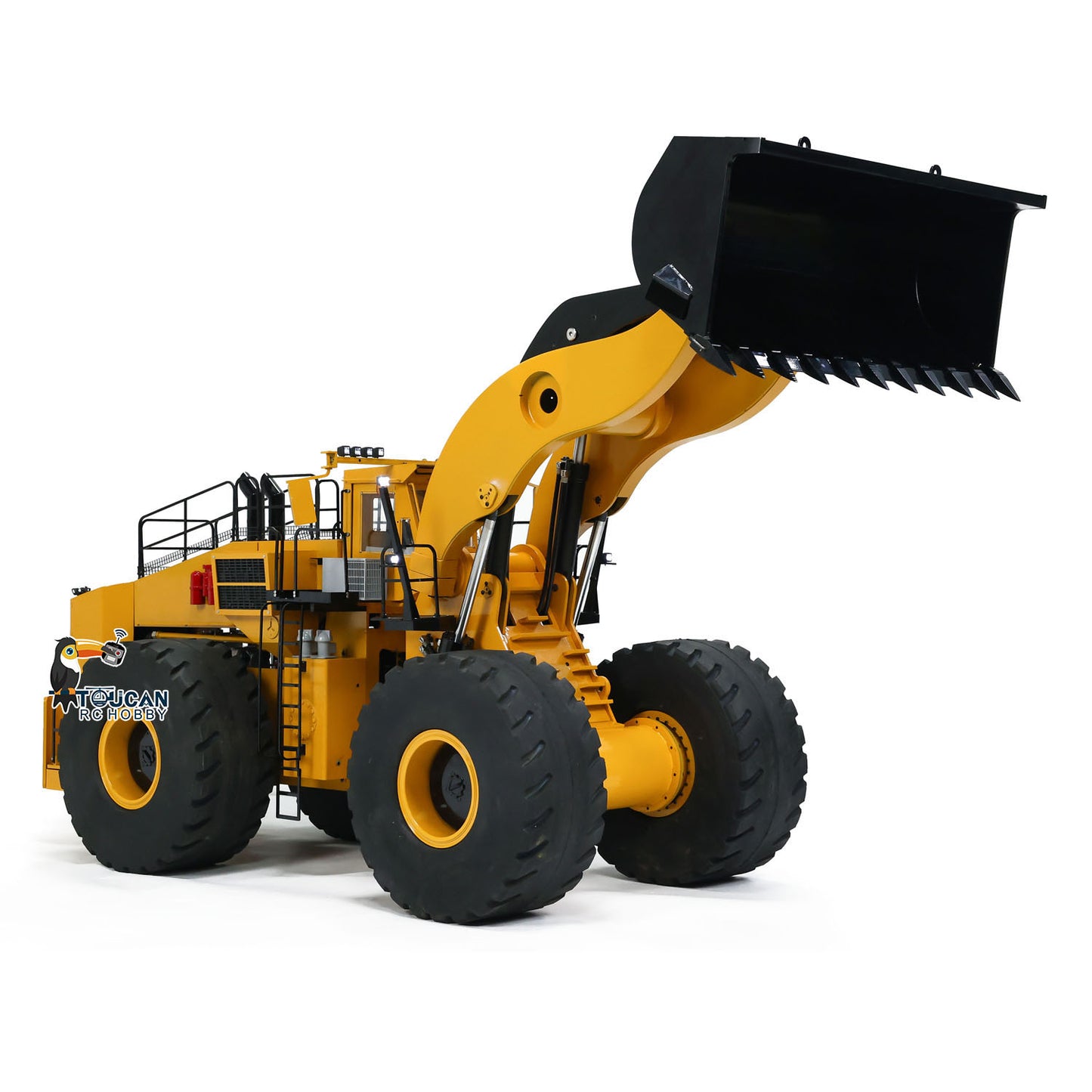 150KG! 1/14 RC Hydraulic Loader Heavy Duty L2350 Remote Control Construction Vehicles with Sound Light Smoke