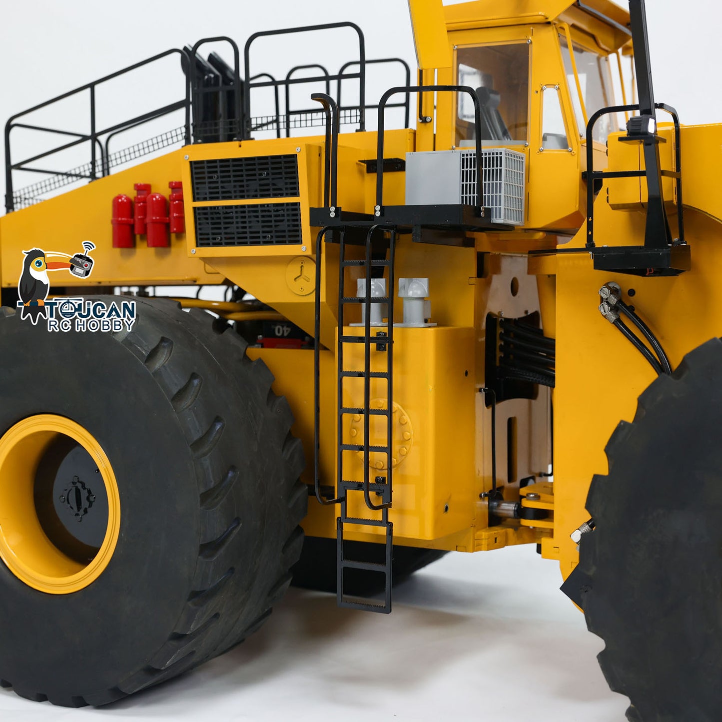 150KG! 1/14 RC Hydraulic Loader Heavy Duty L2350 Remote Control Construction Vehicles with Sound Light Smoke