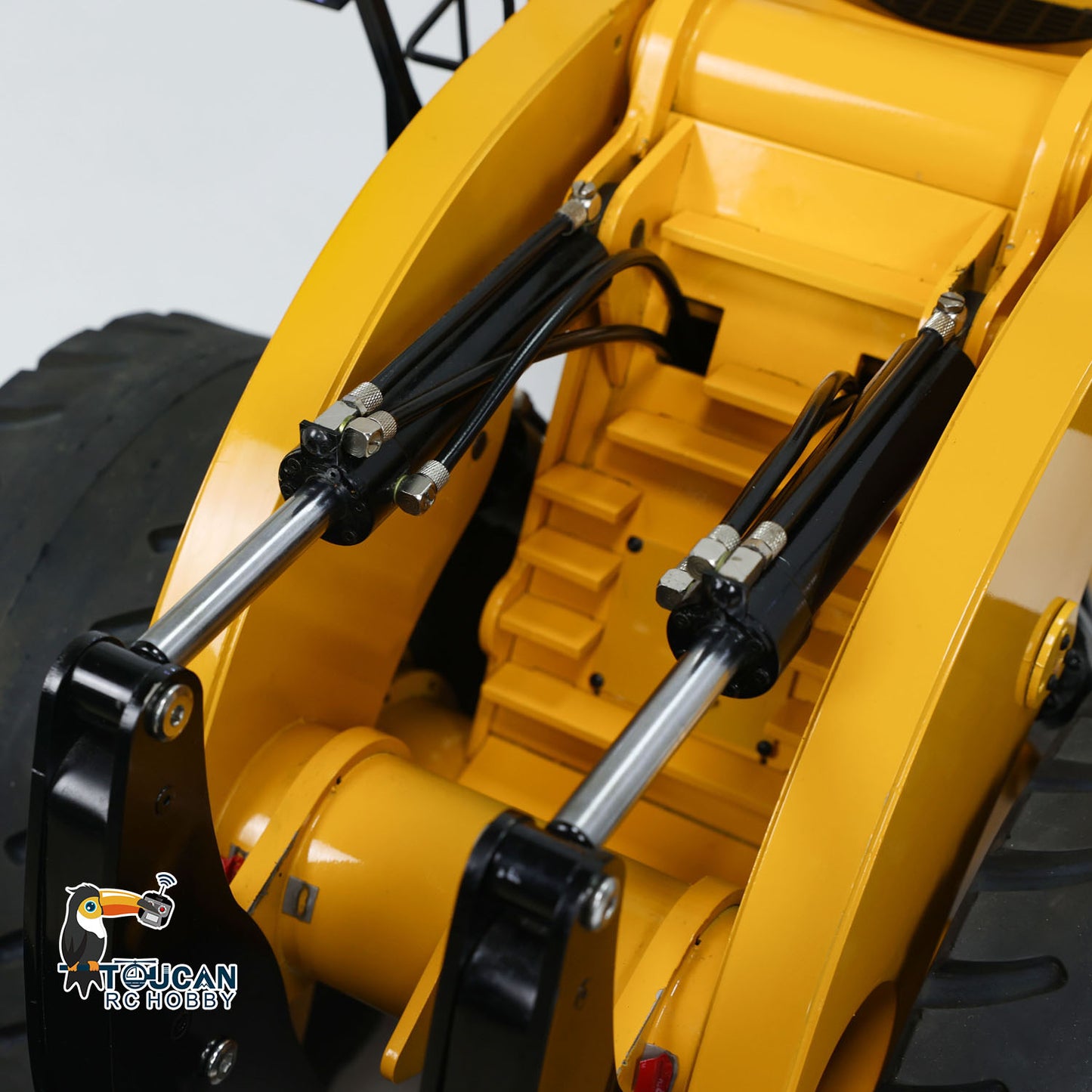 150KG! 1/14 RC Hydraulic Loader Heavy Duty L2350 Remote Control Construction Vehicles with Sound Light Smoke