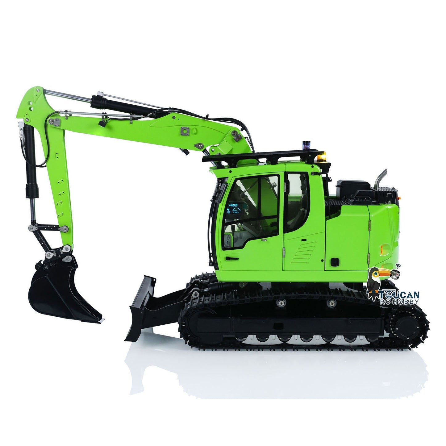 CUT Model 1/14 RC Hydraulic Excavator LR 914 Metal Remote Control Digger Model 5ways Valve RTR Construction Car ST8 Radio Battery