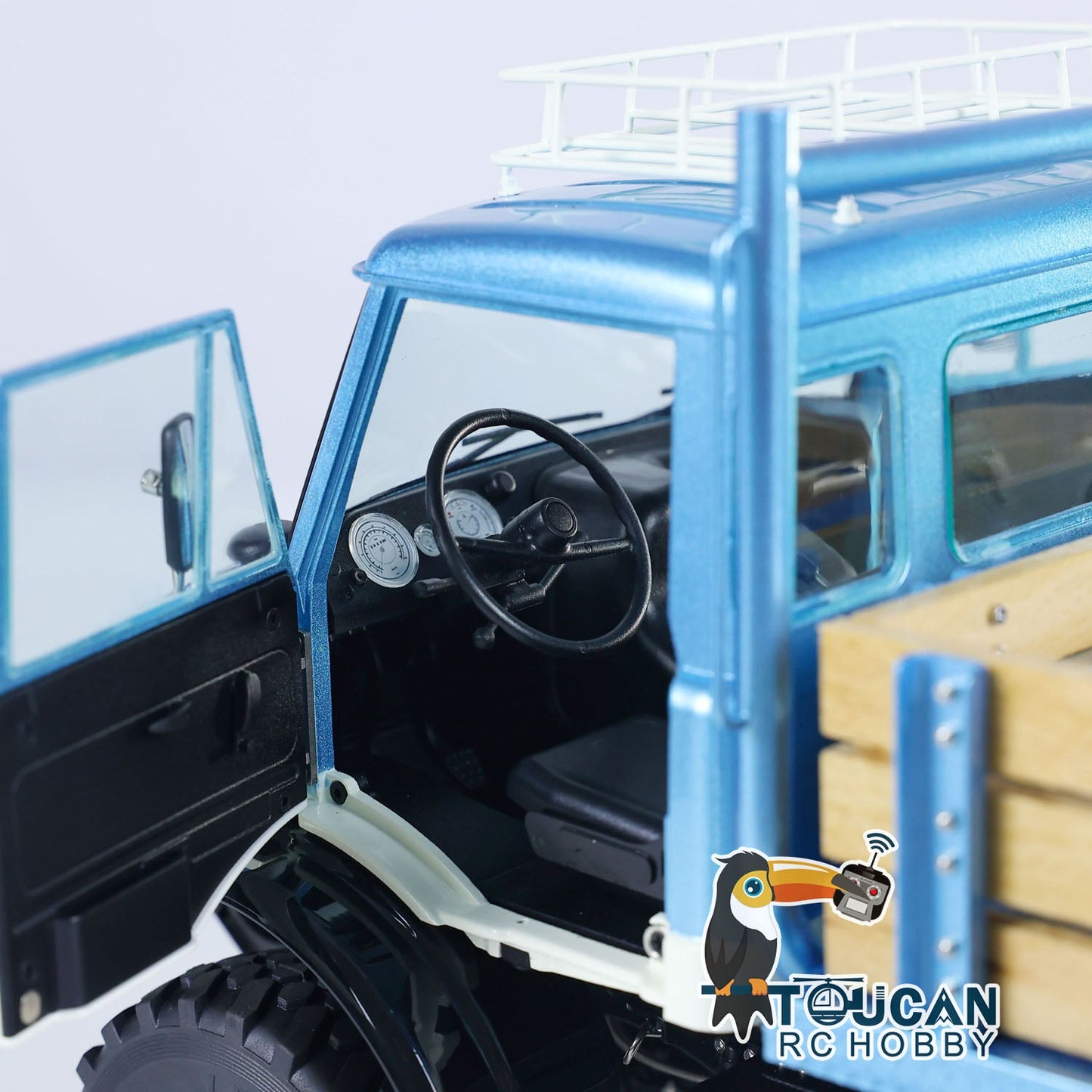 1/10 LESU 4X4 Painted Assembled RC Off-road Vehicles Crawler Cars Remote Control Trucks UM406 Roof Rack ESC Servo