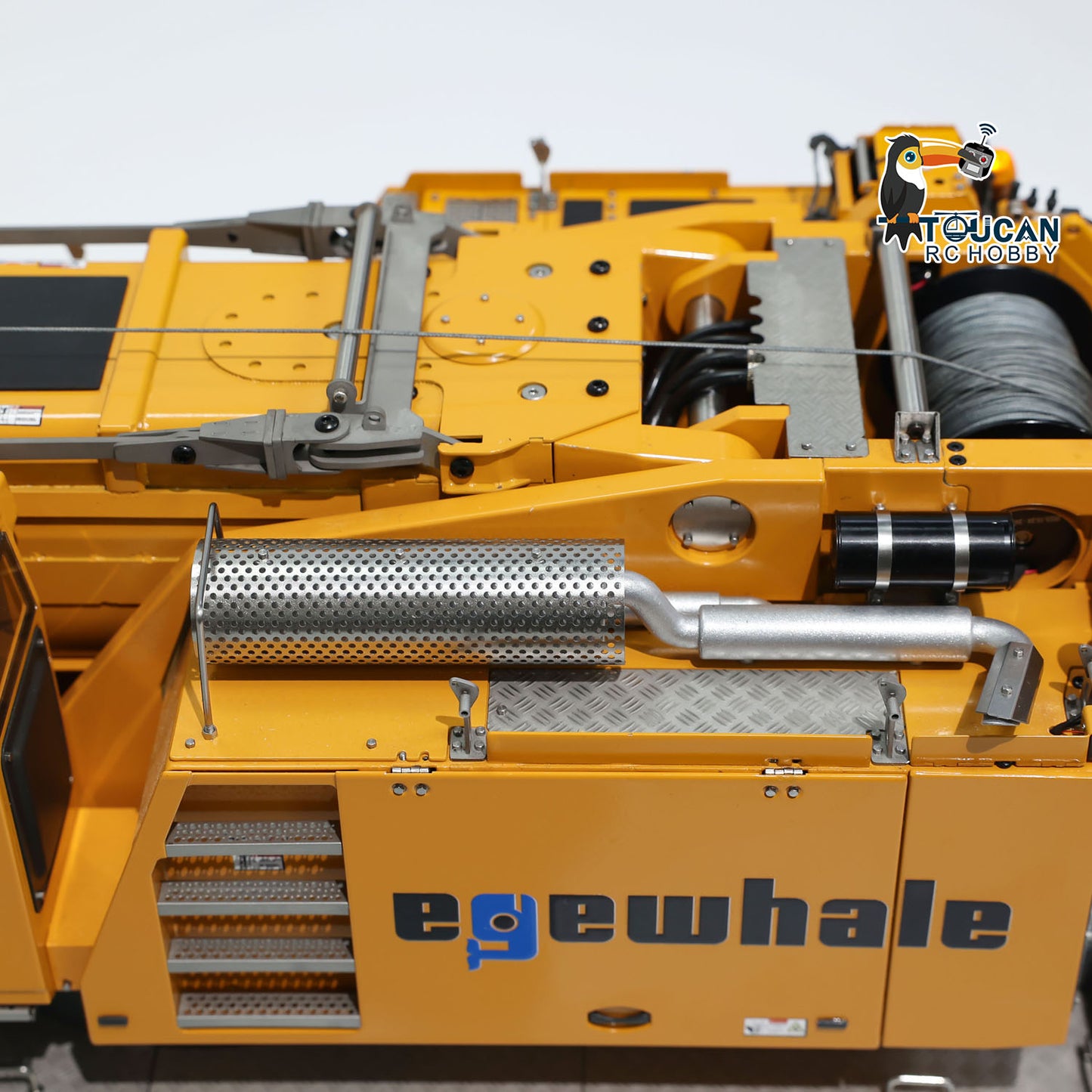 Pre-Order Eyewhale 1/14 6 Axles LTM1350 RC Hydraulic Mobile Cranes 5M Length Radio Controlled Heavy-duty Car PNP Hobby Model