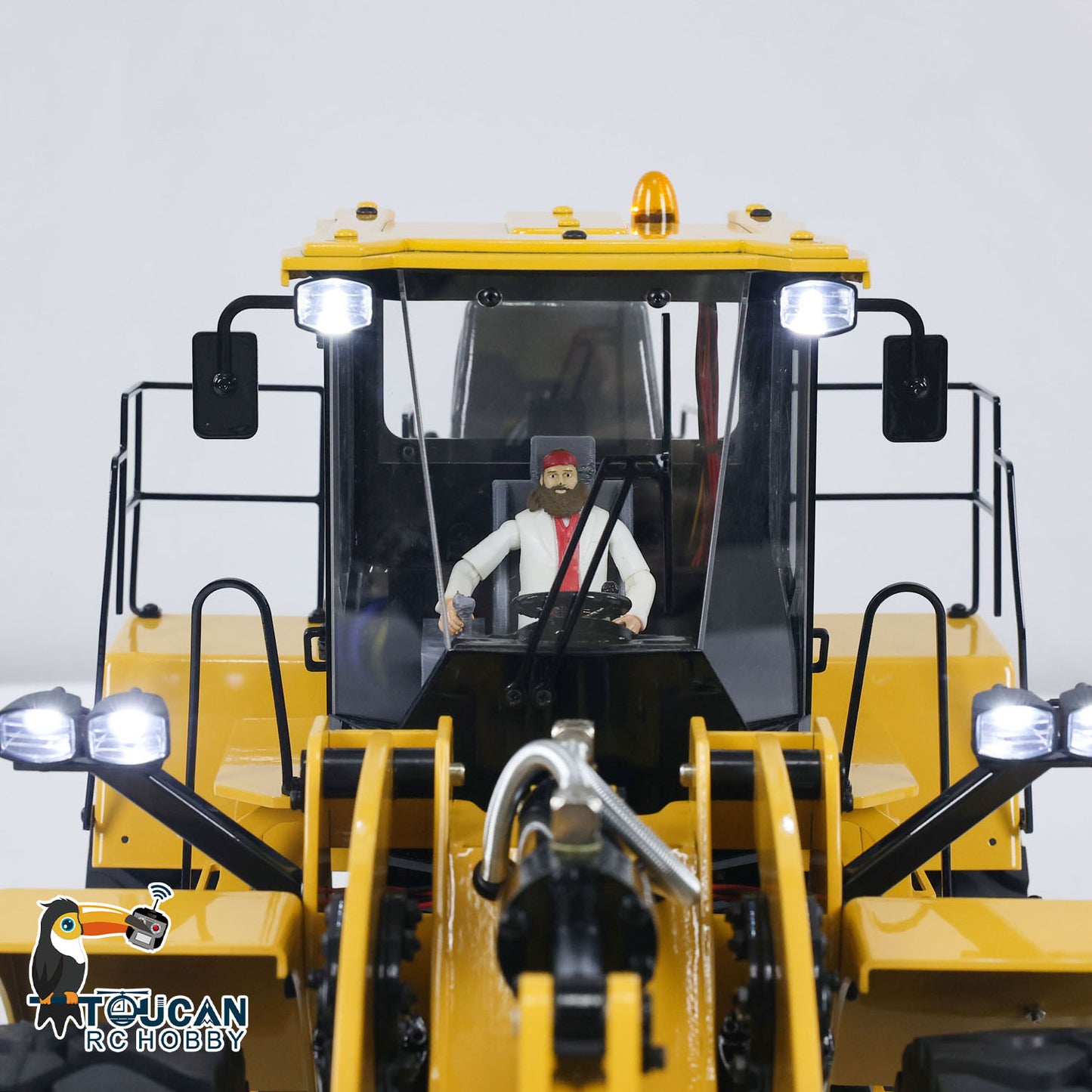 Metal WA470 1/14 Hydraulic Remote Control Loader RTR RC Construction Car Simulation Model Smoke Unit Sand Bucket DIY Parts