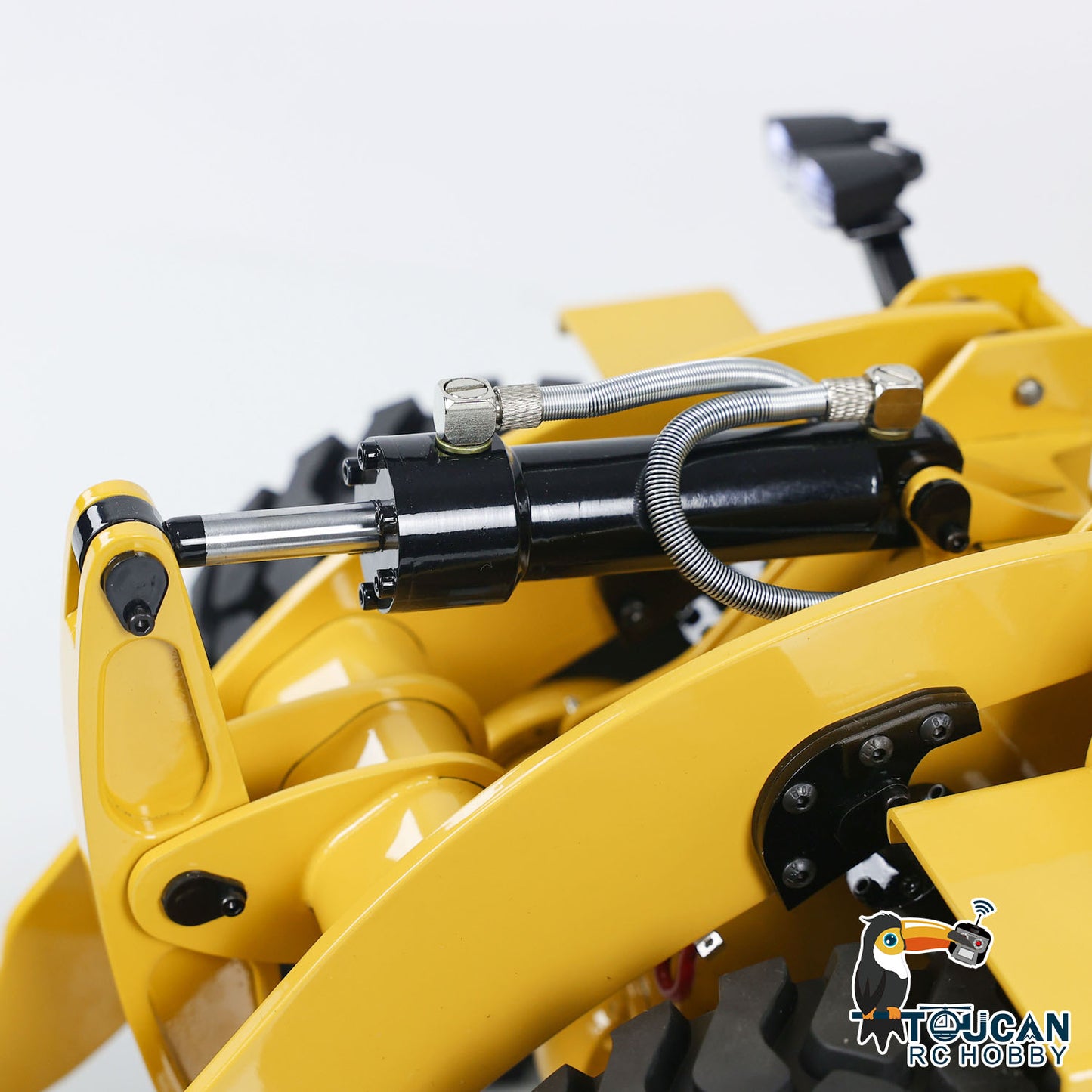 Metal WA470 1/14 Hydraulic Remote Control Loader RTR RC Construction Car Simulation Model Smoke Unit Sand Bucket DIY Parts