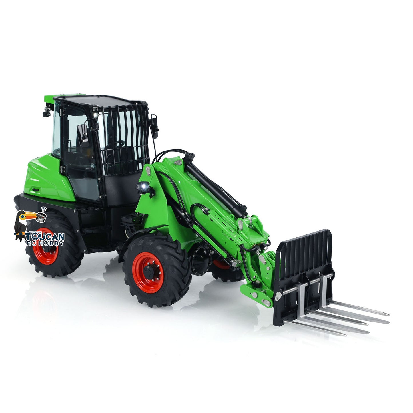 LESU RTR 1/14 Hydraulic RC Telescopic Arm Car Metal Loader AT1050 Forklift Truck