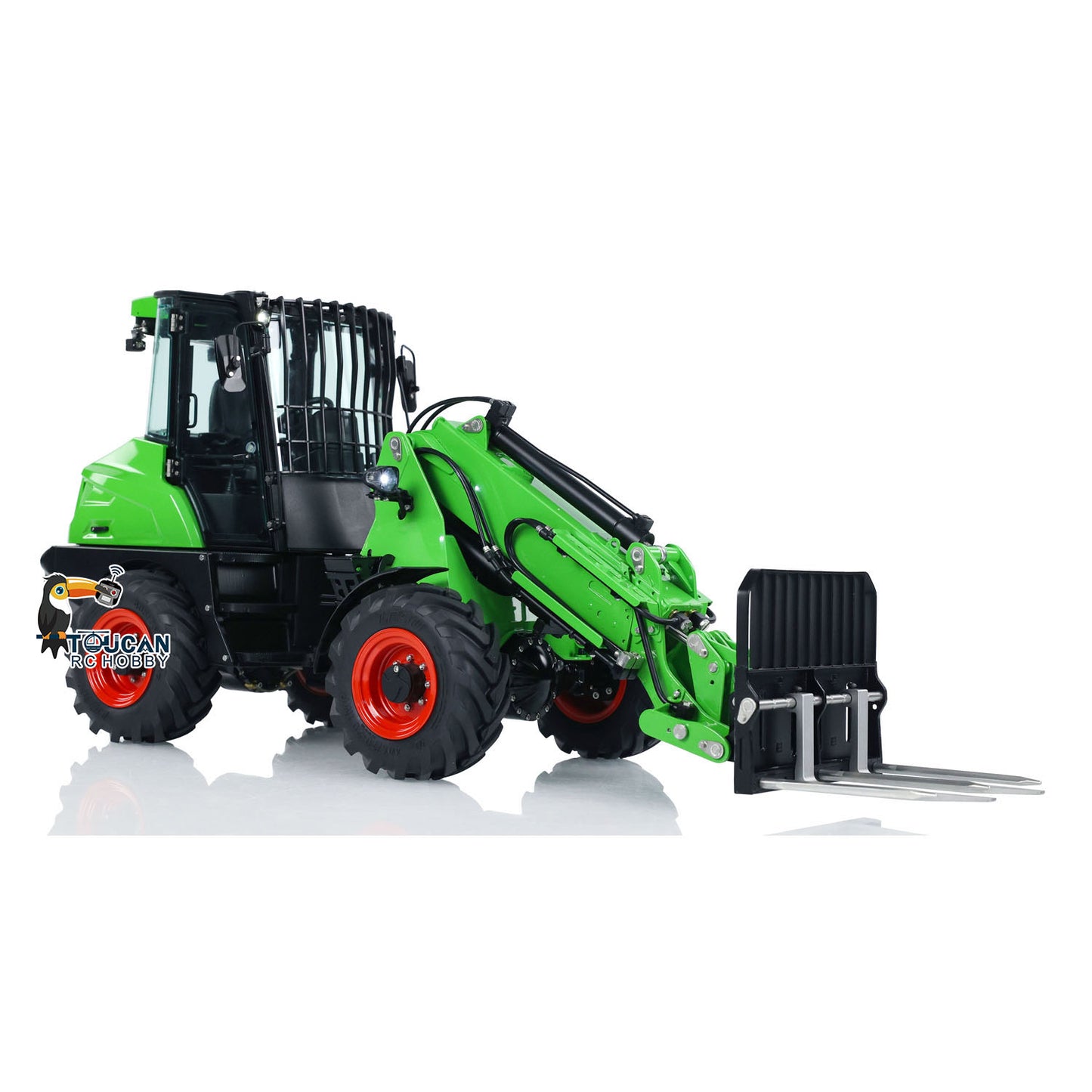 LESU RTR 1/14 Hydraulic RC Telescopic Arm Car Metal Loader AT1050 Forklift Truck