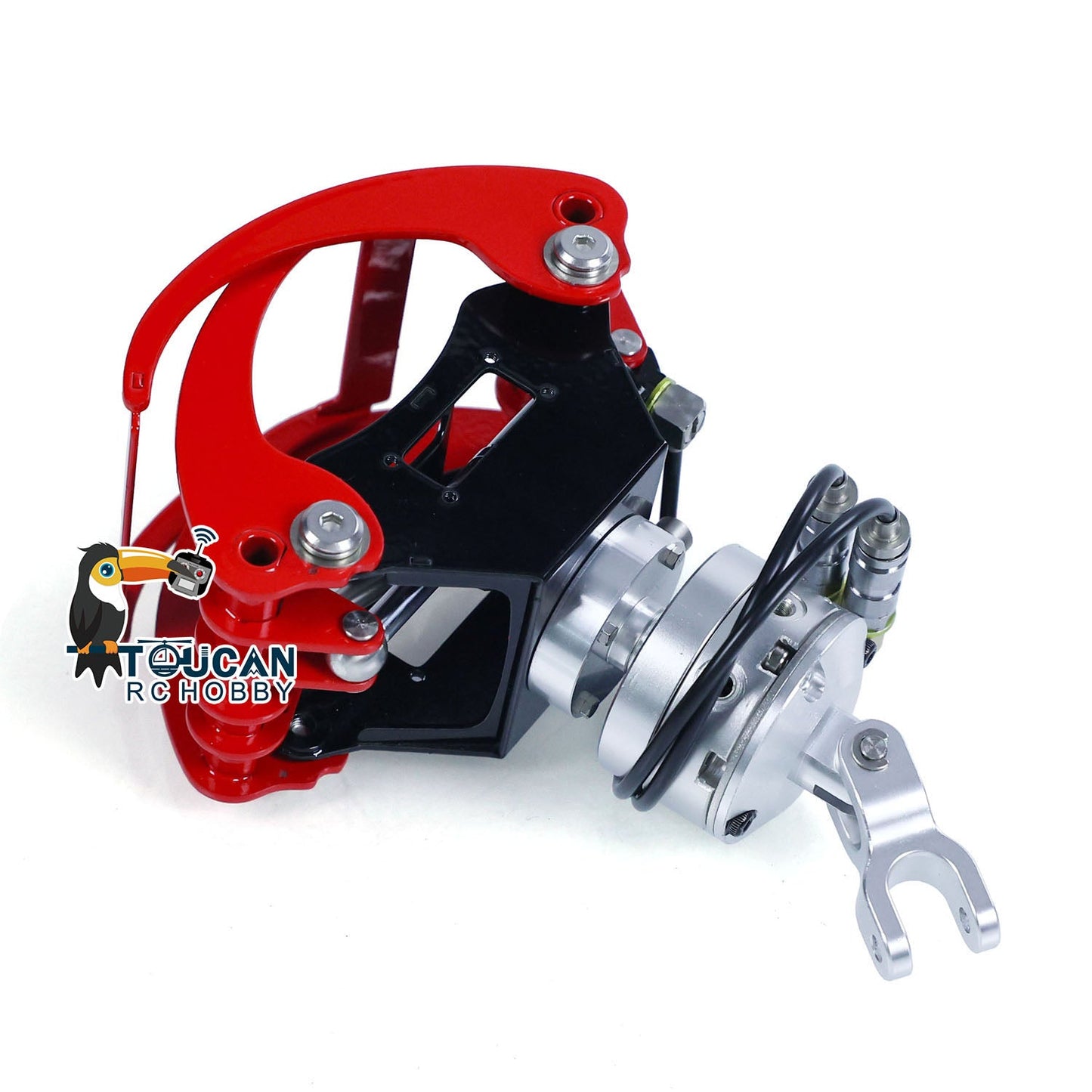 Metal Hydraulic Claw Grab Clamshell Bucket Claw for 1/14 RC Crane Truck Remote Control Dump Construction Car Model