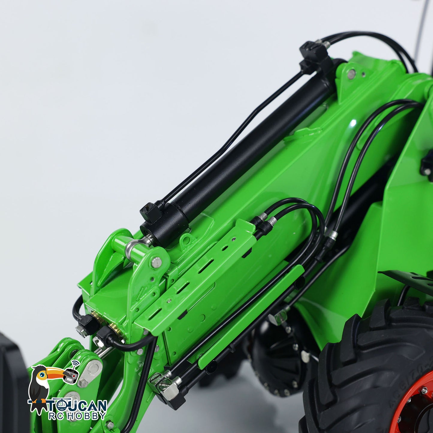 LESU RTR 1/14 Hydraulic RC Telescopic Arm Car Metal Loader AT1050 Forklift Truck