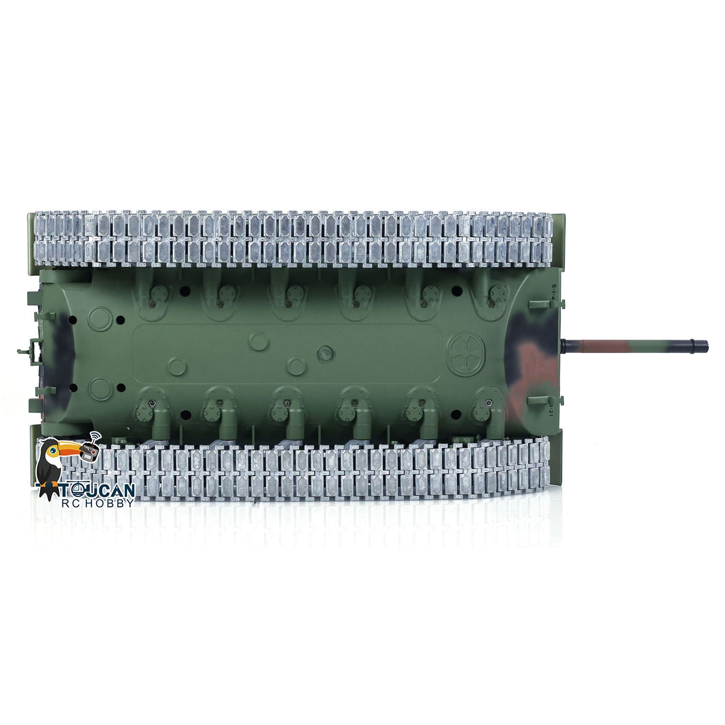 1/16 RC Tank M60A3 Remote Control Battle Tanks Camo Green Metal Wheels Tracks LED Light Sound Infrared Battle System Metal Wheel