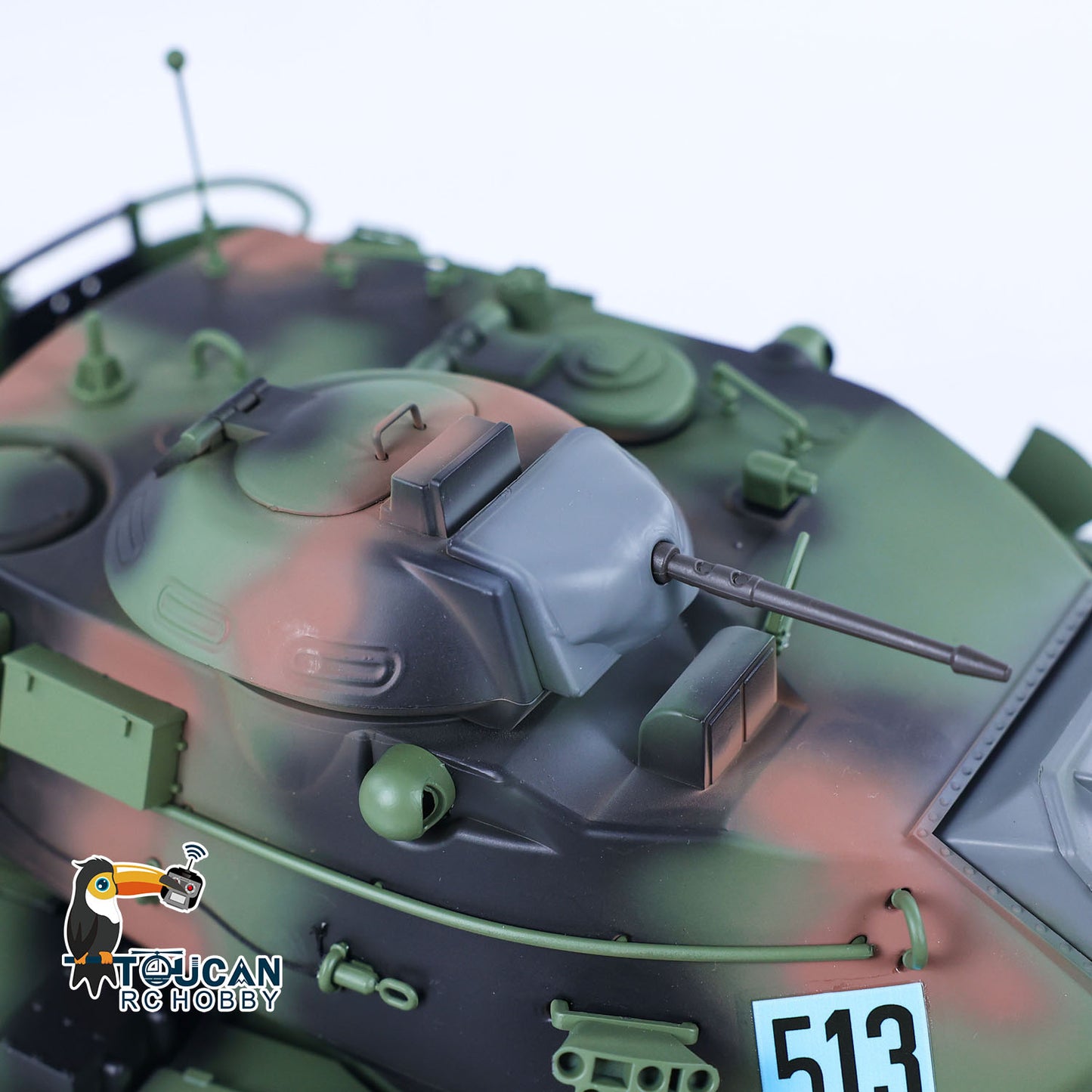 1/16 RC Tank M60A3 Remote Control Battle Tanks Camo Green Metal Wheels Tracks LED Light Sound Infrared Battle System Metal Wheel