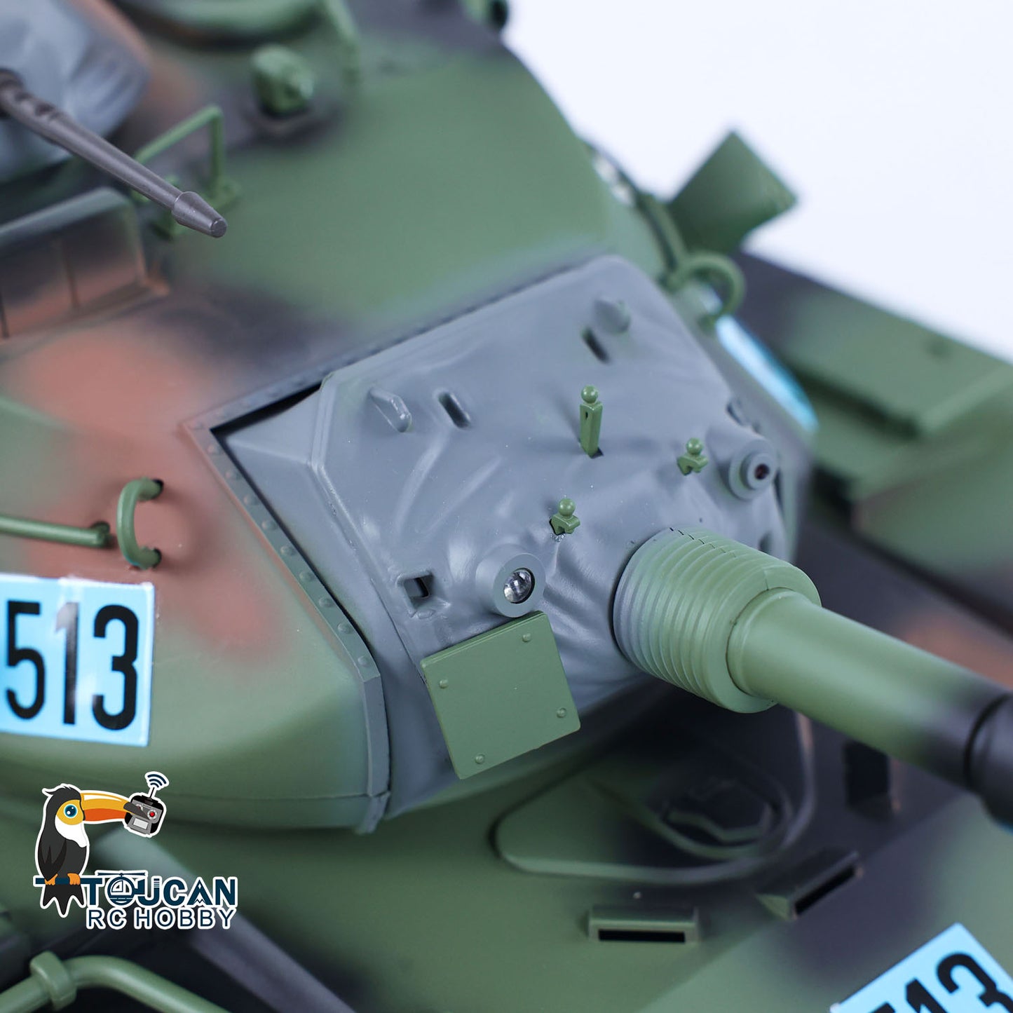 1/16 RC Tank M60A3 Remote Control Battle Tanks Camo Green Metal Wheels Tracks LED Light Sound Infrared Battle System Metal Wheel