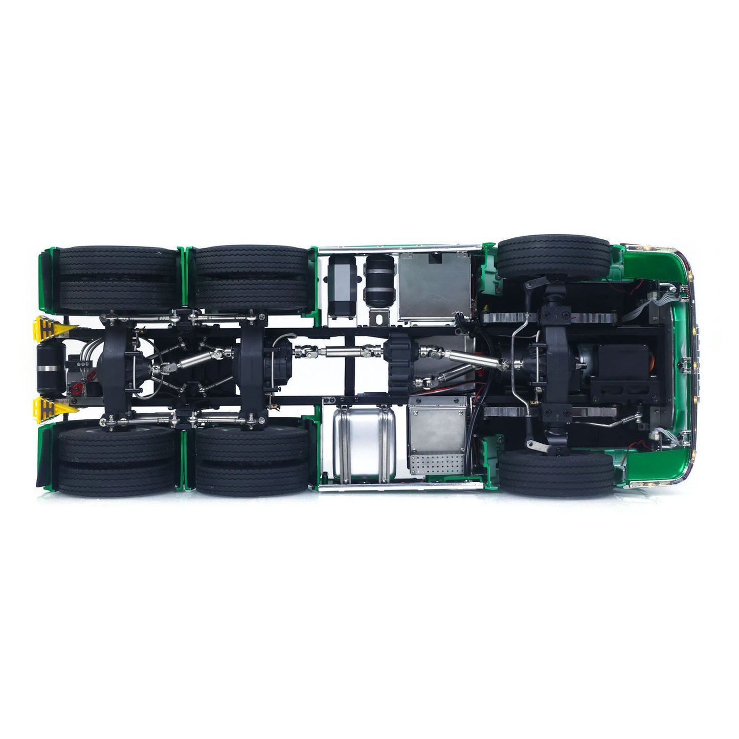 Fast Shipping 1/14 KABOLITE RC Tractor Truck 770S 100 6X6 2Speed Romote Control Vehicle Axle Locks Metal Chassis Rail Openable Door RTR