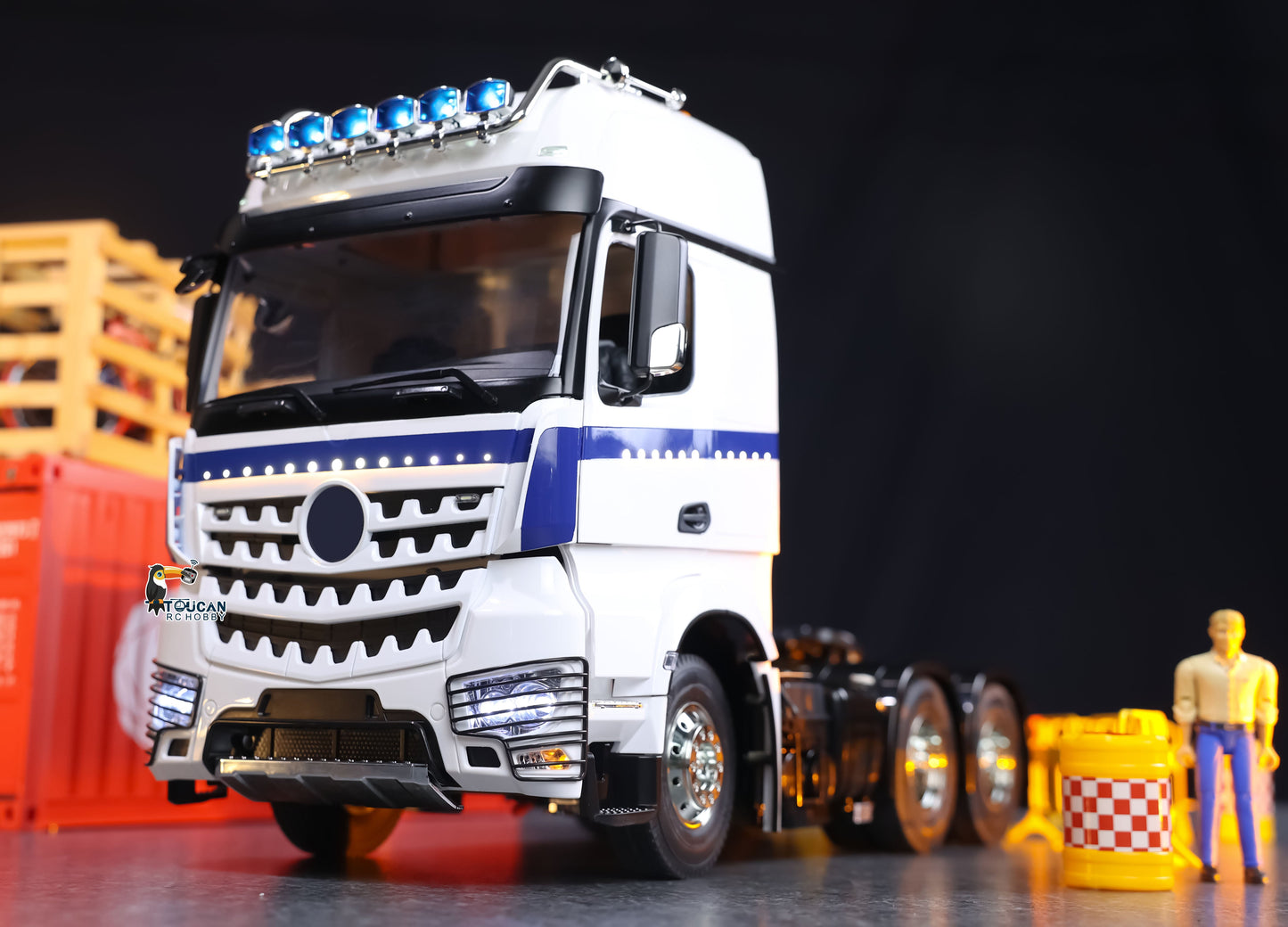 Second-Hand 99%New TAMIYA 6*4 3363 56352 1/14 RC Tractor Truck Cars Radio Controlled Lorry Model 540 Motor