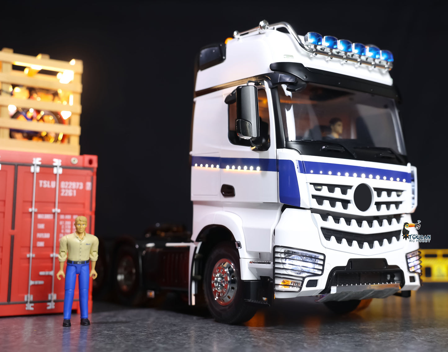 Second-Hand 99%New TAMIYA 6*4 3363 56352 1/14 RC Tractor Truck Cars Radio Controlled Lorry Model 540 Motor