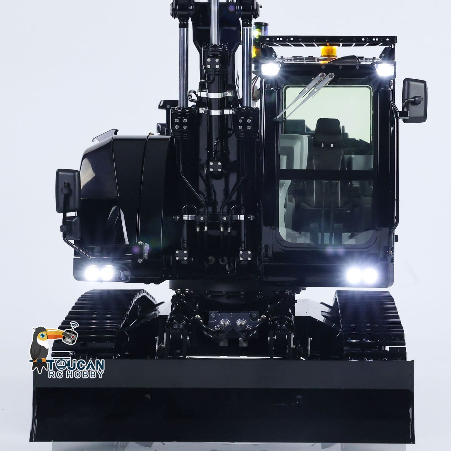 Metal 1/14 RC Hydraulic Excavator LR 914 5ways Valve Remote Control Digger Model RTR Construction Vehicle ST8 Radio Battery