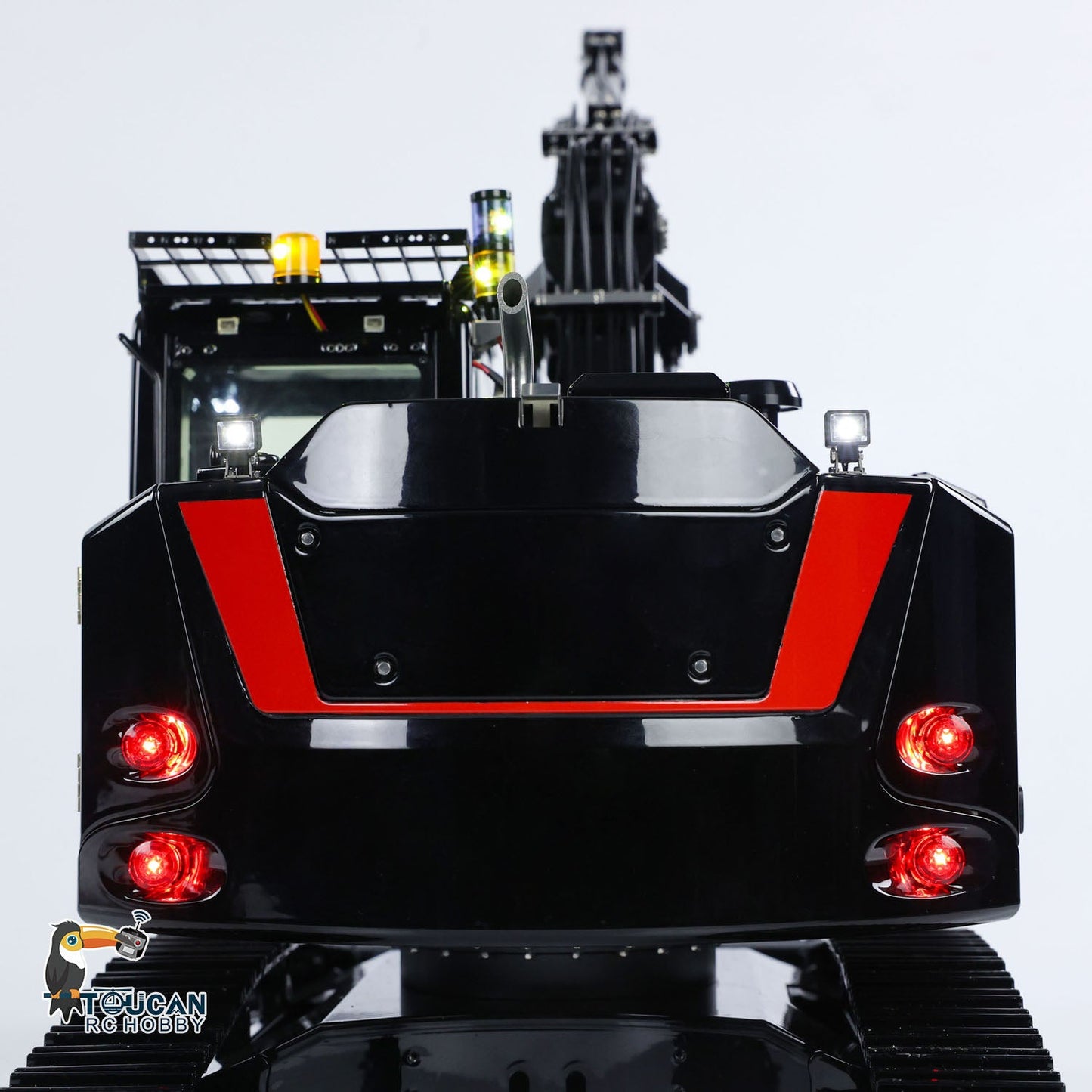 Metal 1/14 RC Hydraulic Excavator LR 914 5ways Valve Remote Control Digger Model RTR Construction Vehicle ST8 Radio Battery