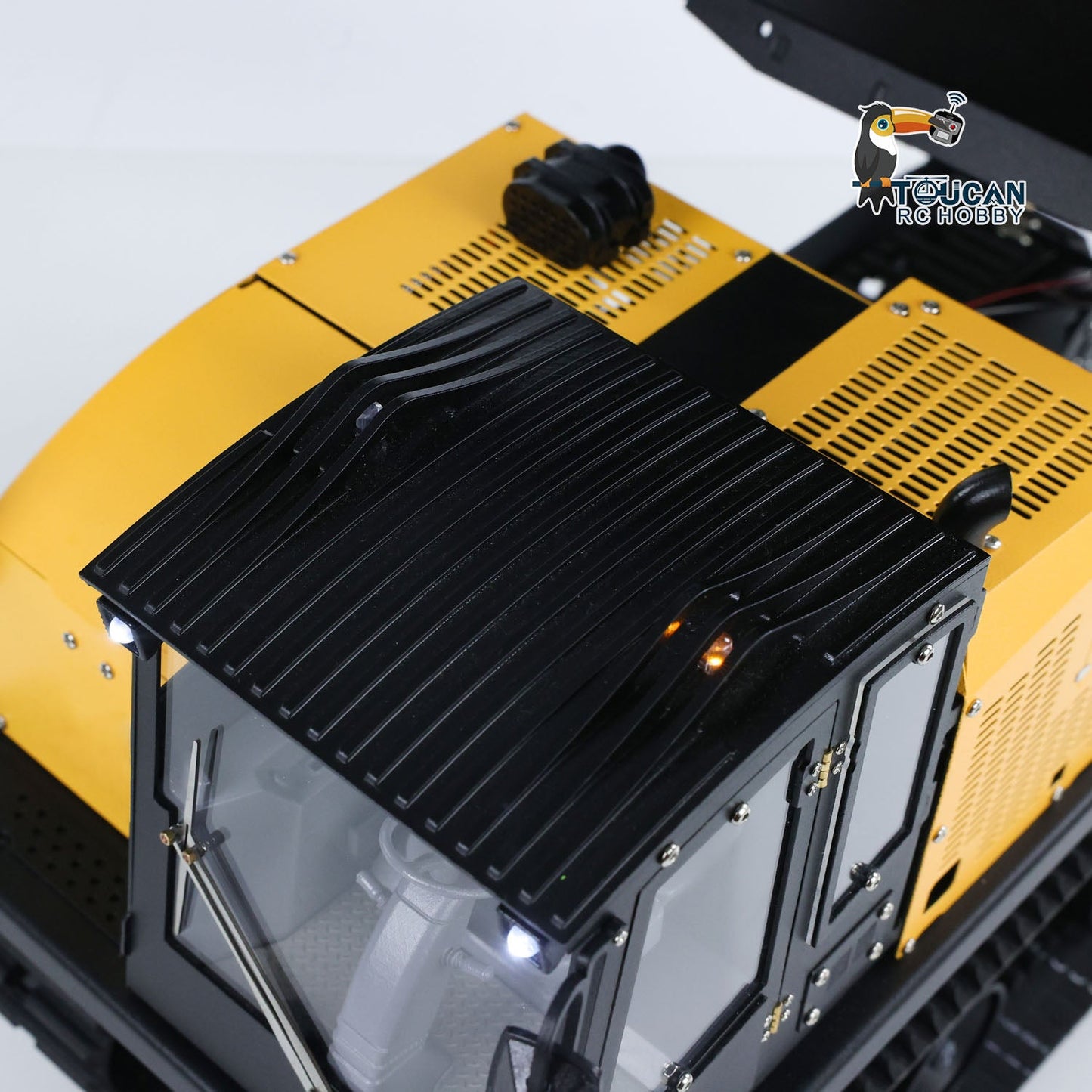 1/14 RC Hydraulic Crawler Dump Truck T14R Metal Tracked Tipper RTR Construction Machine Flysky ST8 Radio Light Sound Battery