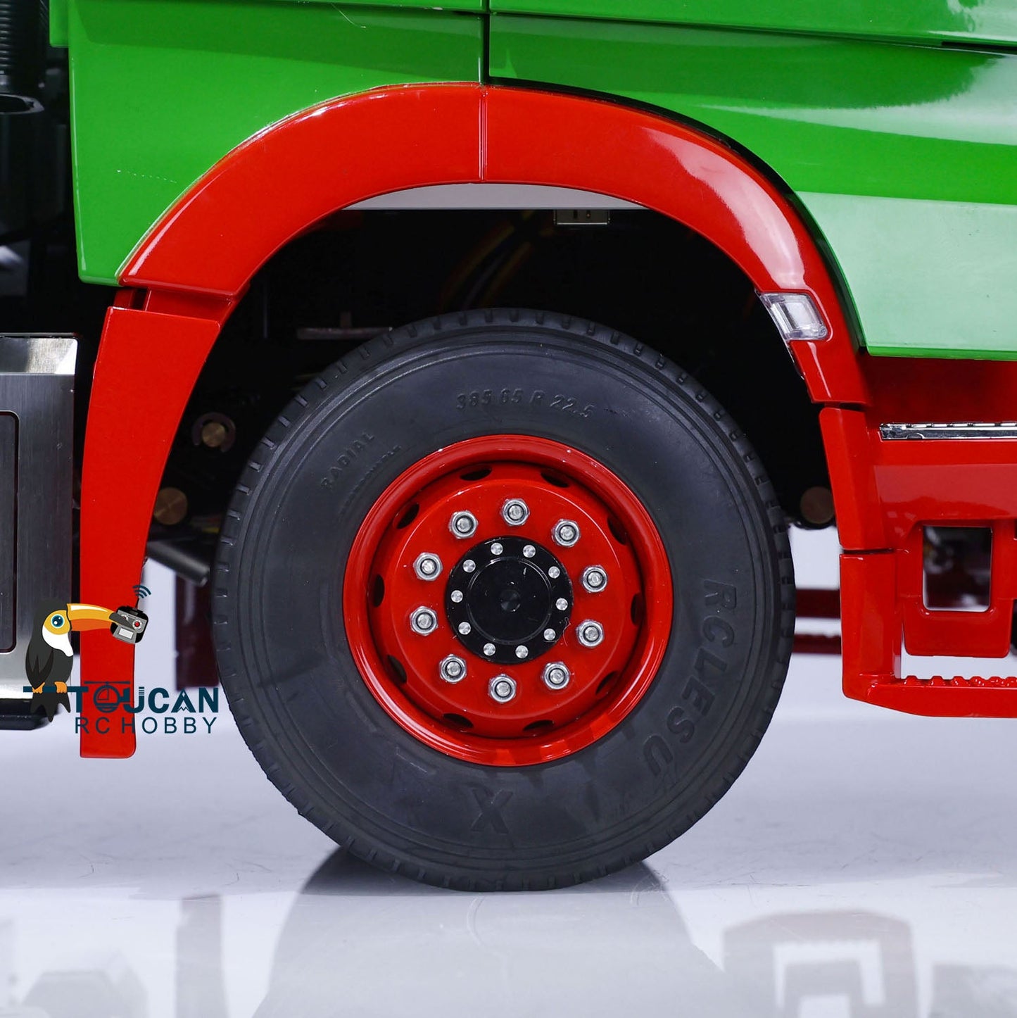 1/14 LESU RC Tractor Truck Remote Control Car Models Metal Chassis Equipment Rack Lock Differential Sound Light Painted