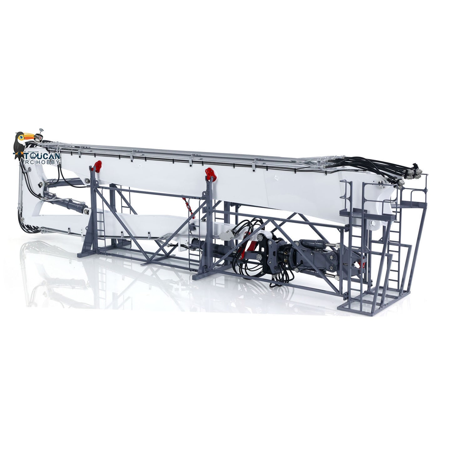 LESU 1/14 RC Heavy Full Hydraulic Excavator LR960 RTR Demolition Digger Model XE Radio