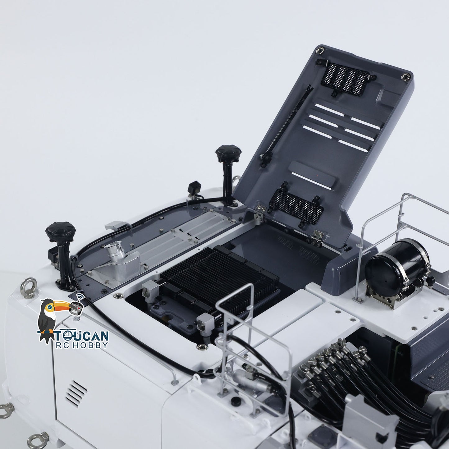 LESU 1/14 RC Full Hydraulic Demolition Excavator LR960 RTR Digger Frsky XE Radio