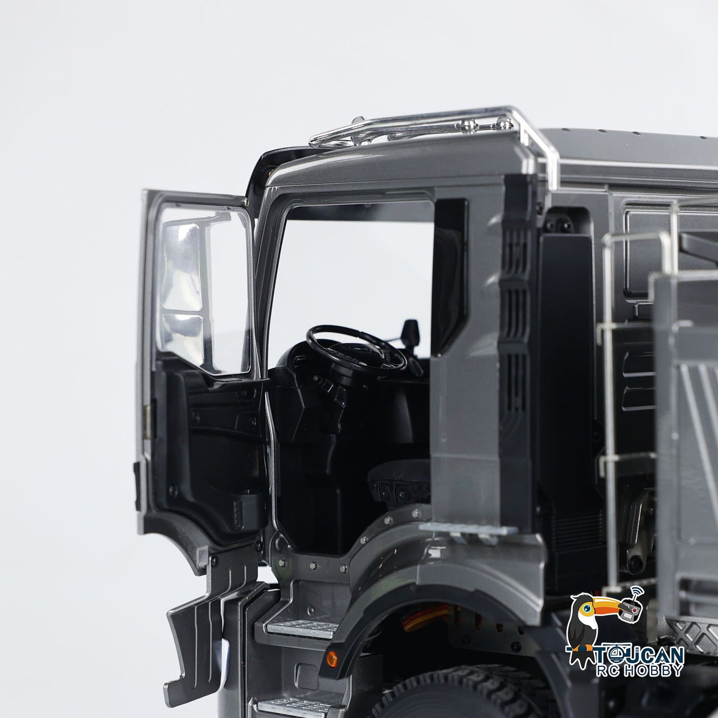 Radio Control 1:14 Hydraulic Tipper Metal Cabin Shell Differential Lock 8x8 Chassis 2Speed RC Dump Truck Sound Light