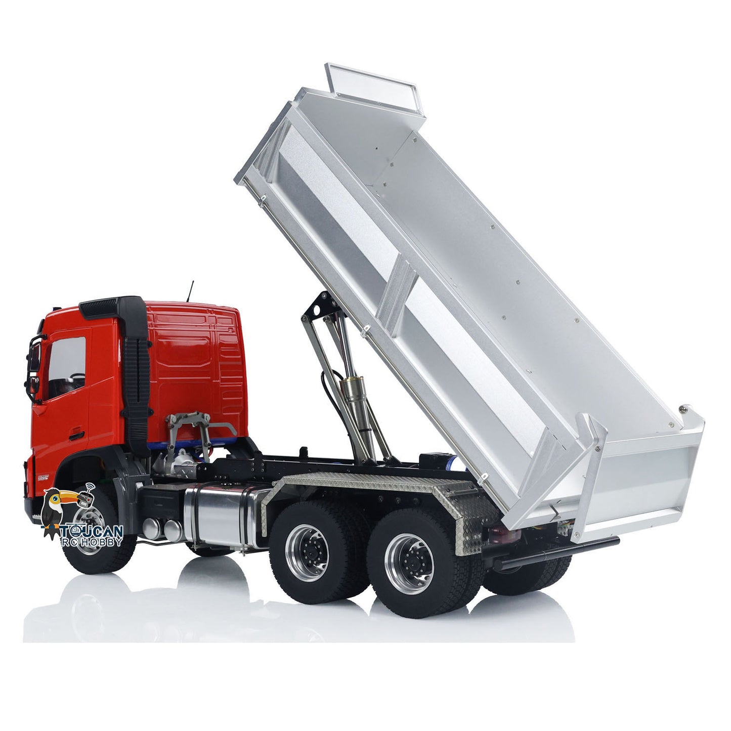 Double E 1/14 Hydraulic RC Dump Truck 6x6 FMX Remote Control Dumper Cars Hobby Model DIY RTR Hobby Model Gift