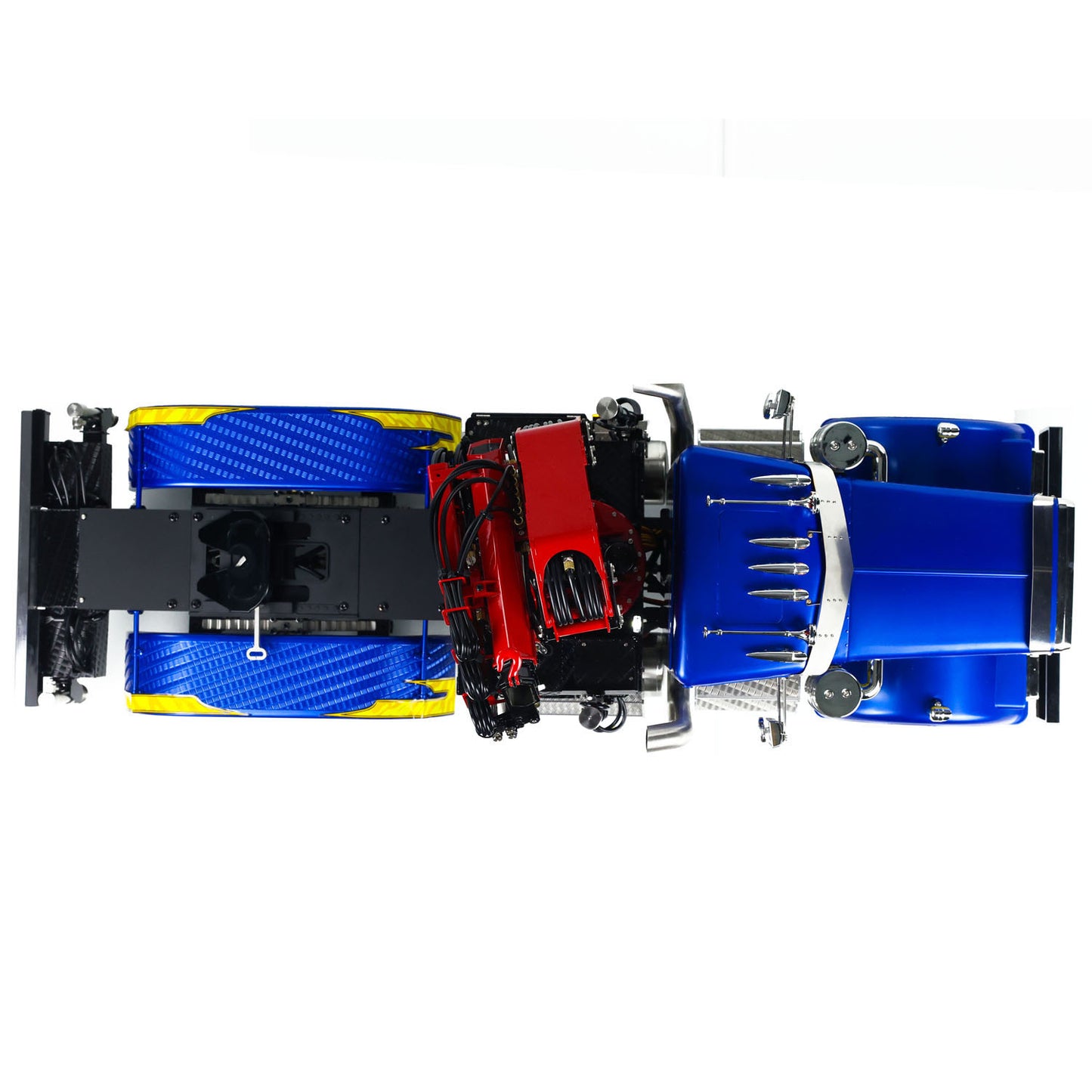 RC Tractor Truck 6x6 Metal Chassis RTR 56344 for TAMIYA 1/14 Sound Light