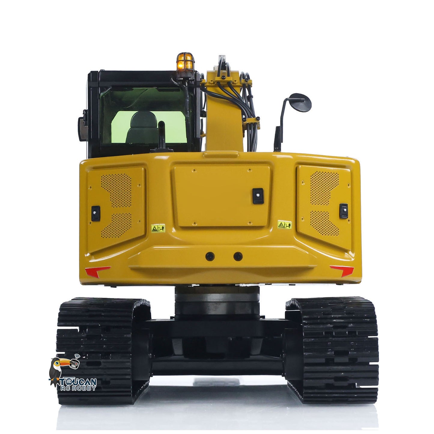 Metal 1/14 RC Hydraulic Excavator C308 308 Radio Controlled Digger Construction Vehicle RTR Model Flysky ST8 Radio Battery