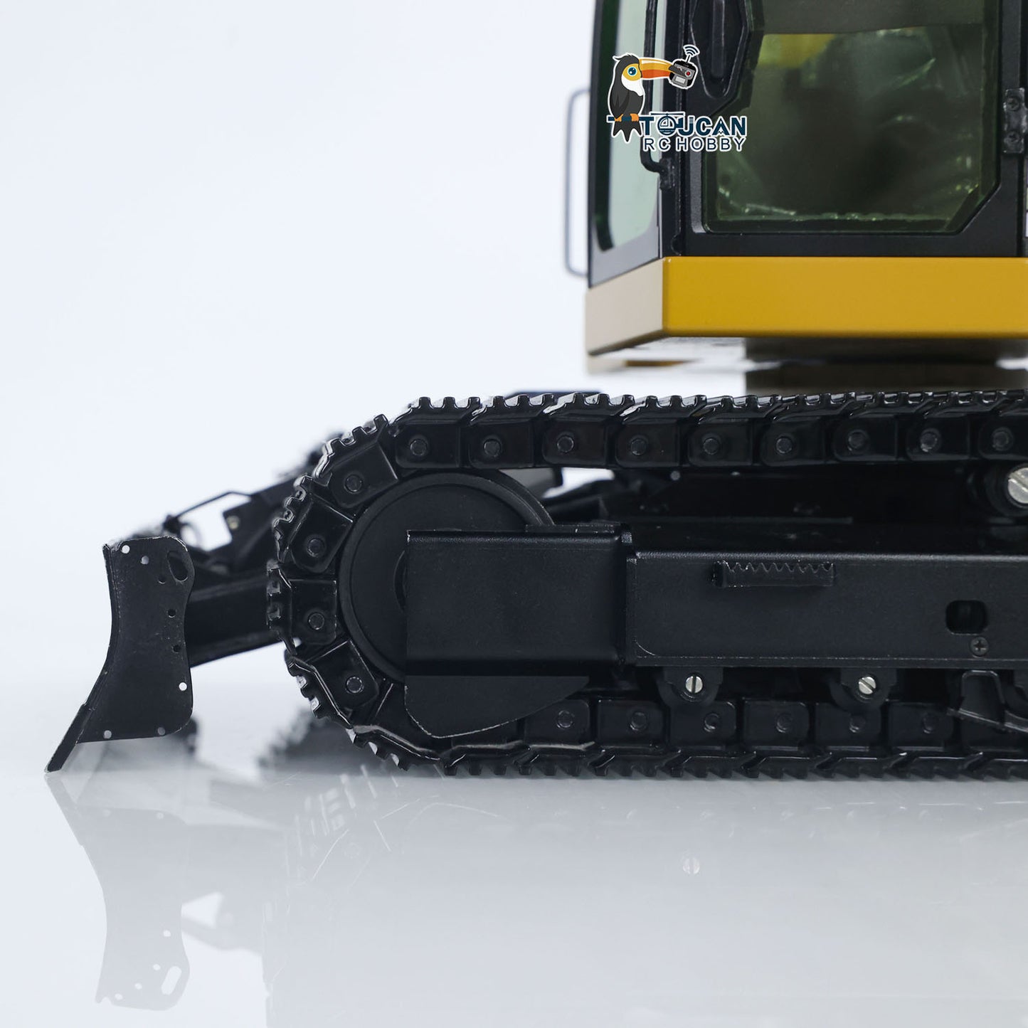 Metal 1/14 RC Hydraulic Excavator C308 308 Radio Controlled Digger Construction Vehicle RTR Model Flysky ST8 Radio Battery