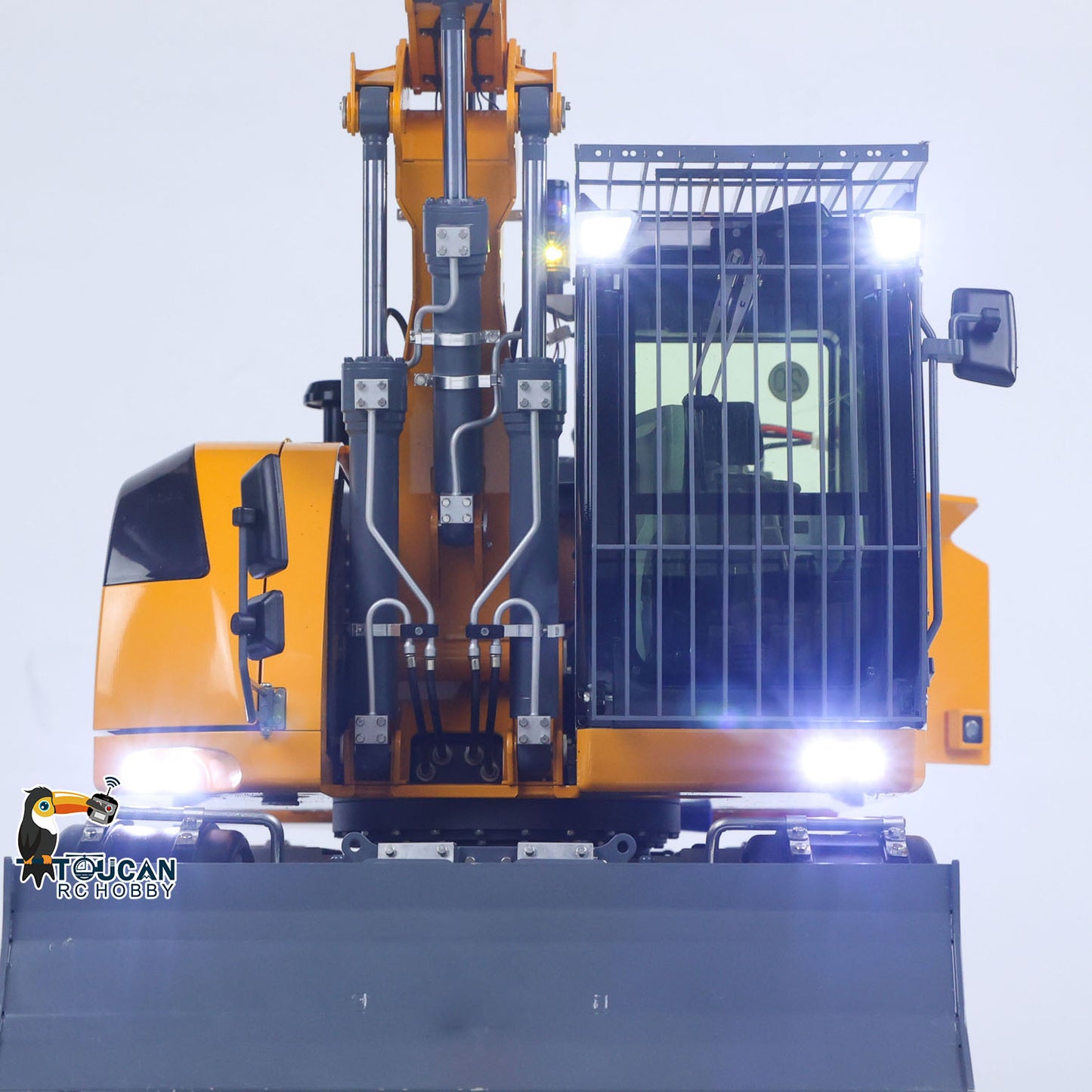 Pre-Order 1/14 RC Hydraulic Wheeled Excavator LR914 8-ways Valve RTR Metal Remote Control 4*4 Digger Model Axle Lock Flysky PL18EV Lite