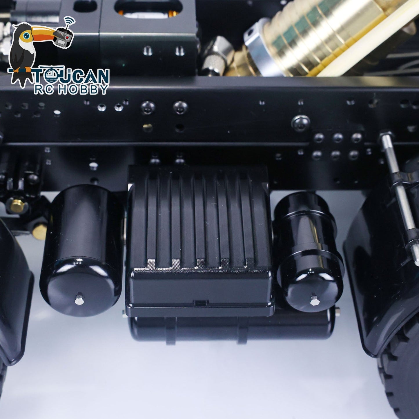 LESU 1/14 Scale RT R8X8 RC Hydraulic Dump Truck Painted Metal Chassis Lock Differential Steering Servo Charger ESC