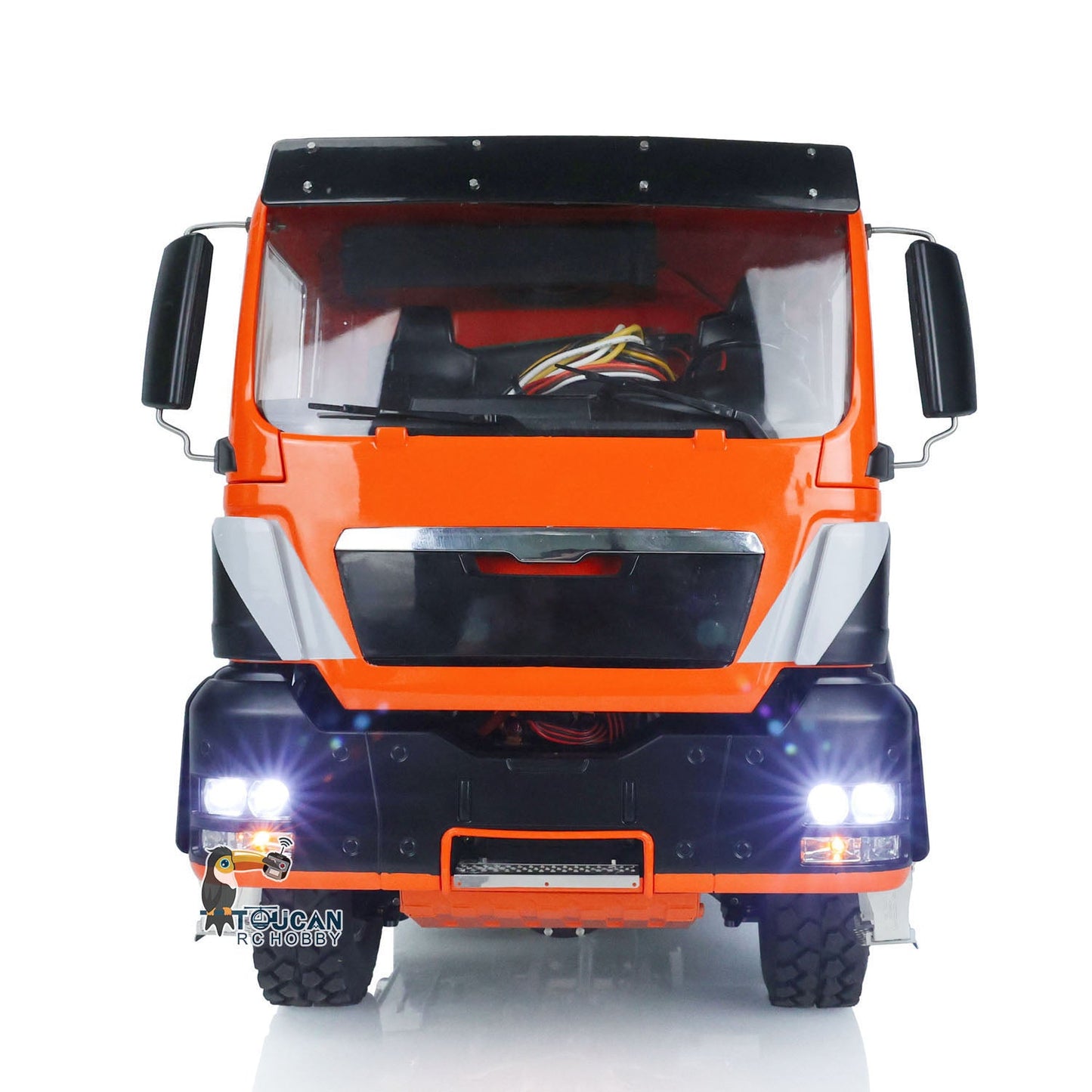 LESU 1/14 4*4 RC Hydraulic Dump Truck TGS Painted Radio Controlled Dumper Car Model Sound Light System ESC Motor Servo